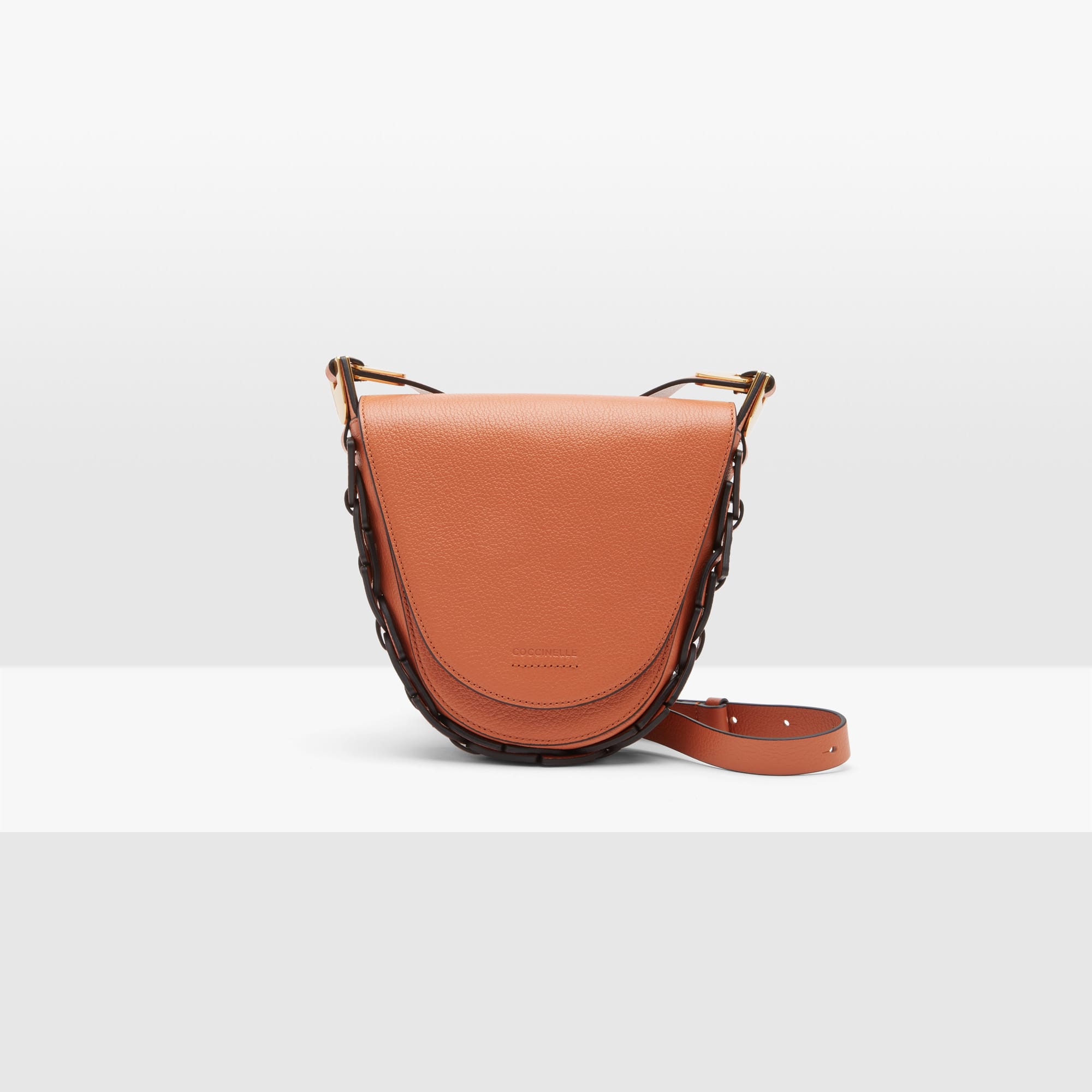 COCCINELLE JOSEPHINE INTR MAXI PLETT W10 CHESTNUT - immagine 3