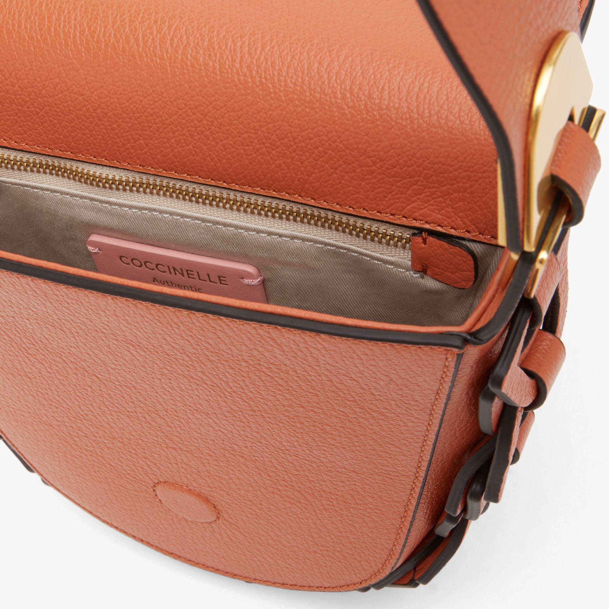 COCCINELLE JOSEPHINE INTR MAXI PLETT W10 CHESTNUT - immagine 5