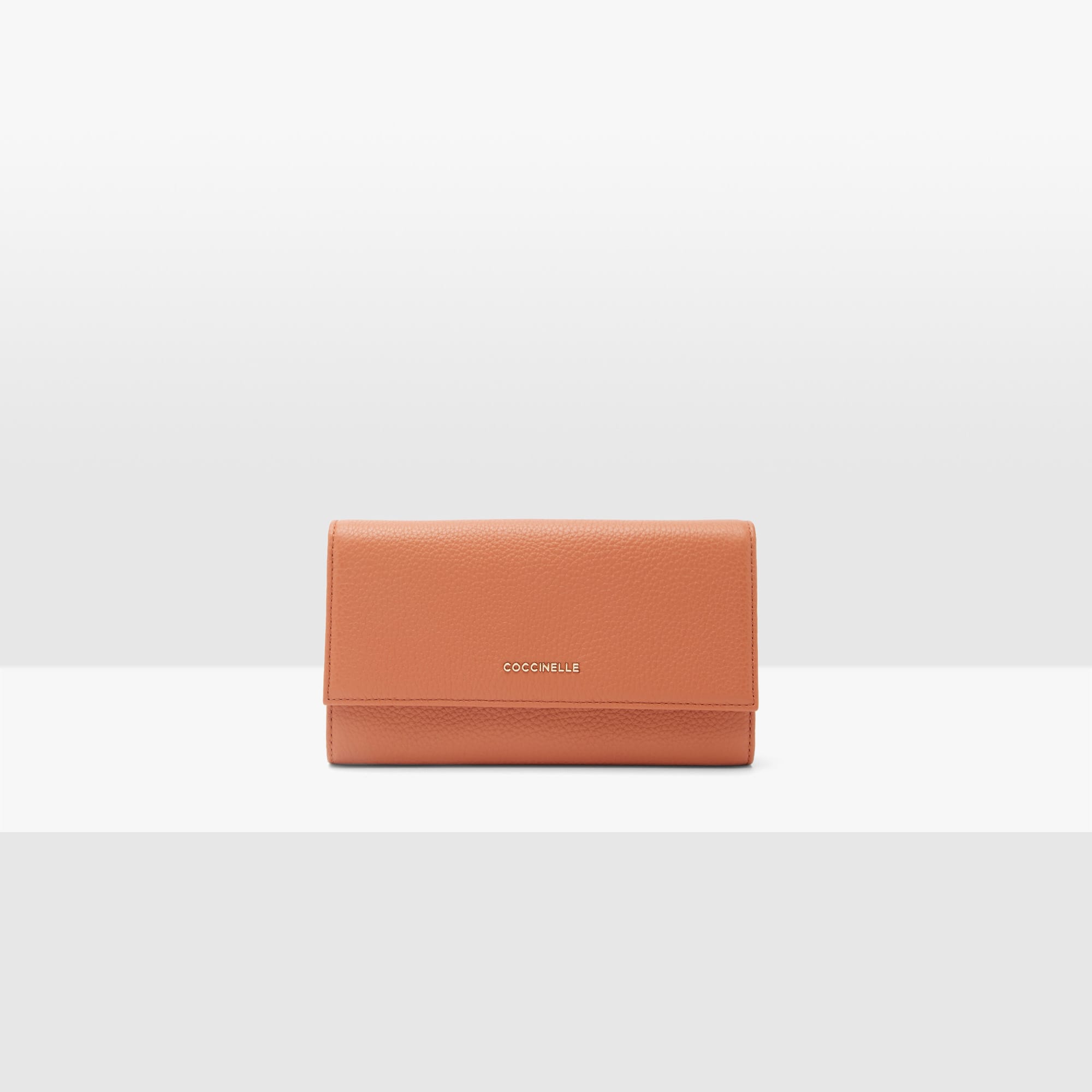 COCCINELLE METALLIC SOFT W10 CHESTNUT