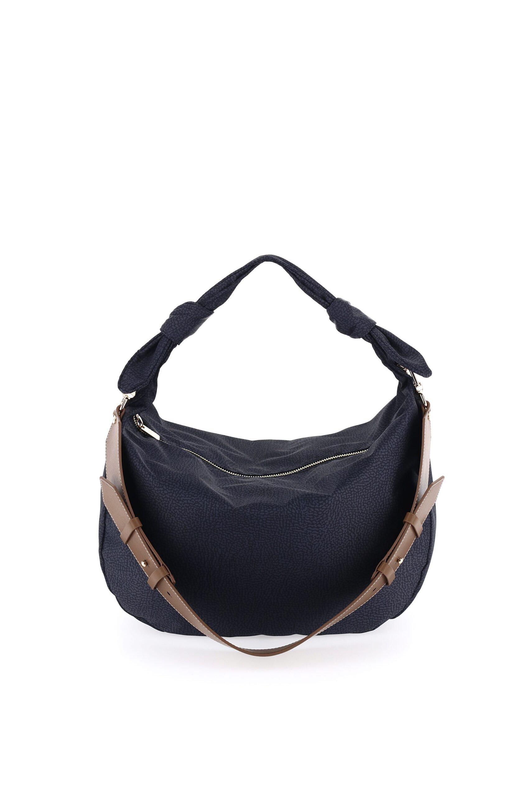 Borbonese DESERT HOBO M C/T 151 NERO MARRONE