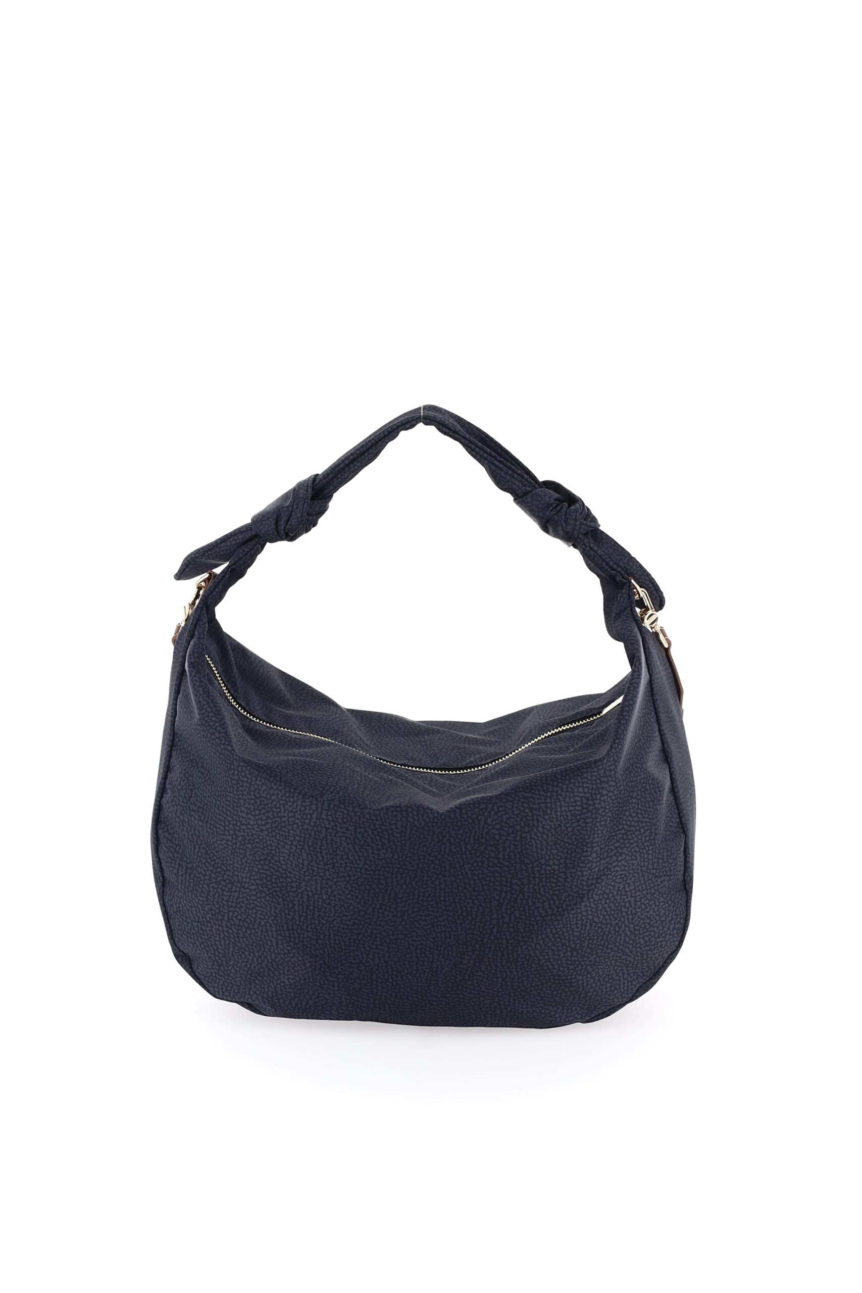 Borbonese DESERT HOBO M C/T 151 NERO MARRONE - immagine 7