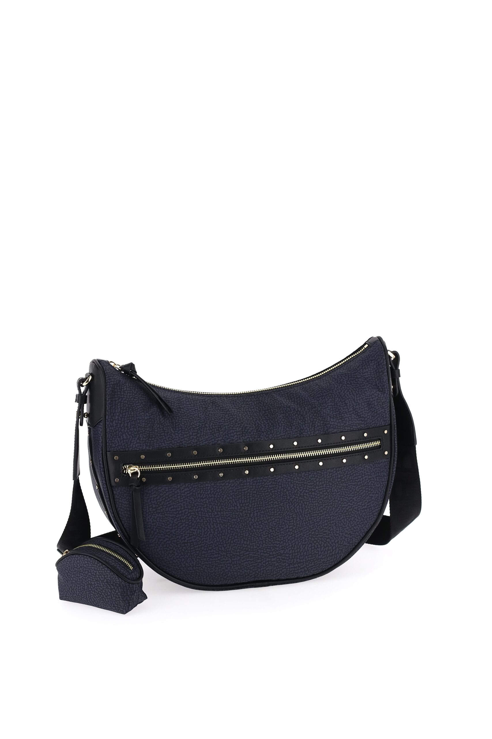 Borbonese LUNA BAG MIDDLE 100 NERO