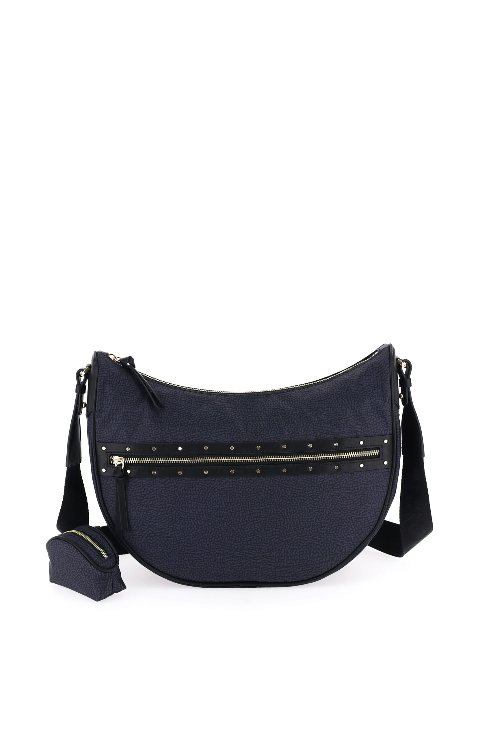 Borbonese LUNA BAG MIDDLE 100 NERO - immagine 2