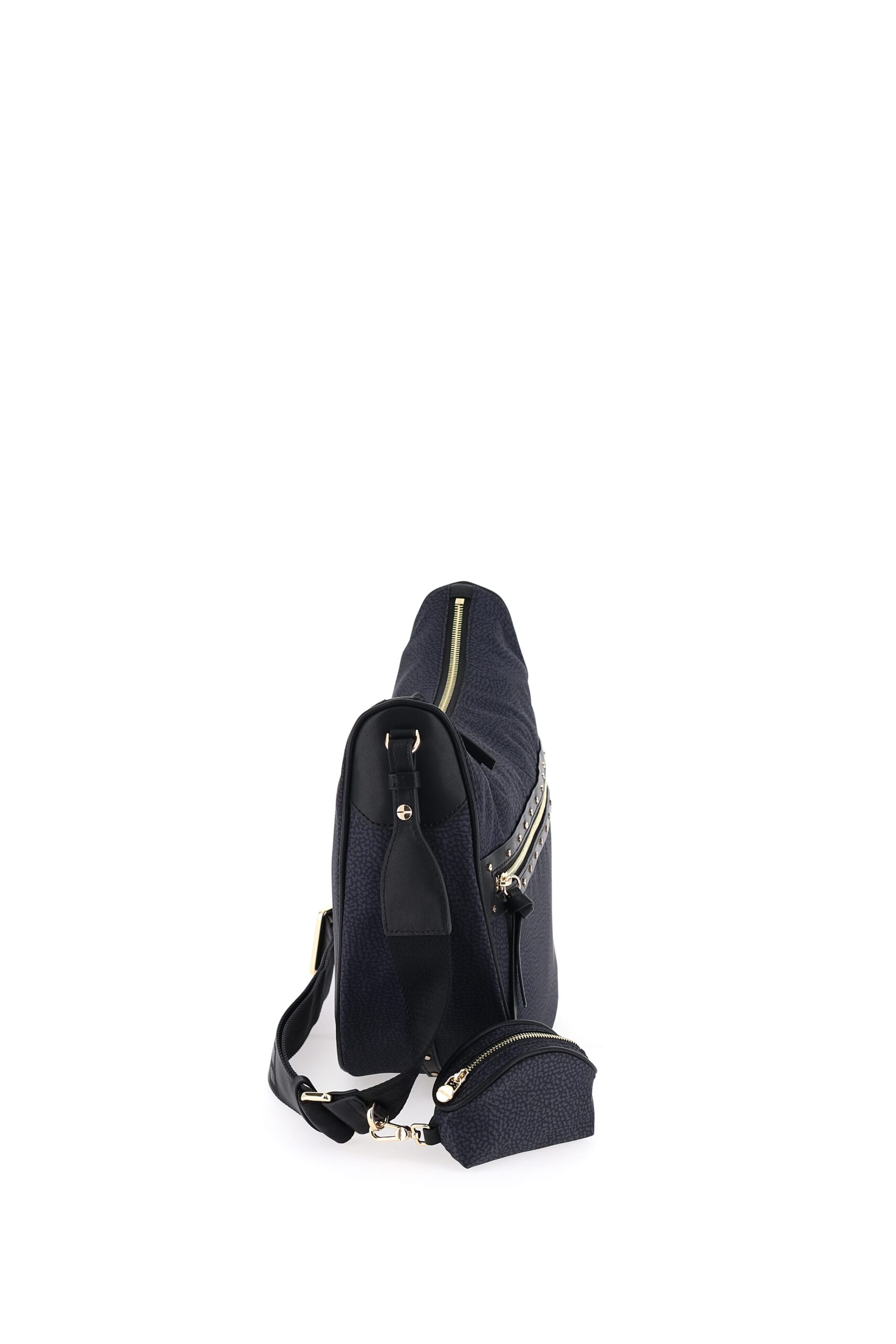 Borbonese LUNA BAG MIDDLE 100 NERO - immagine 6