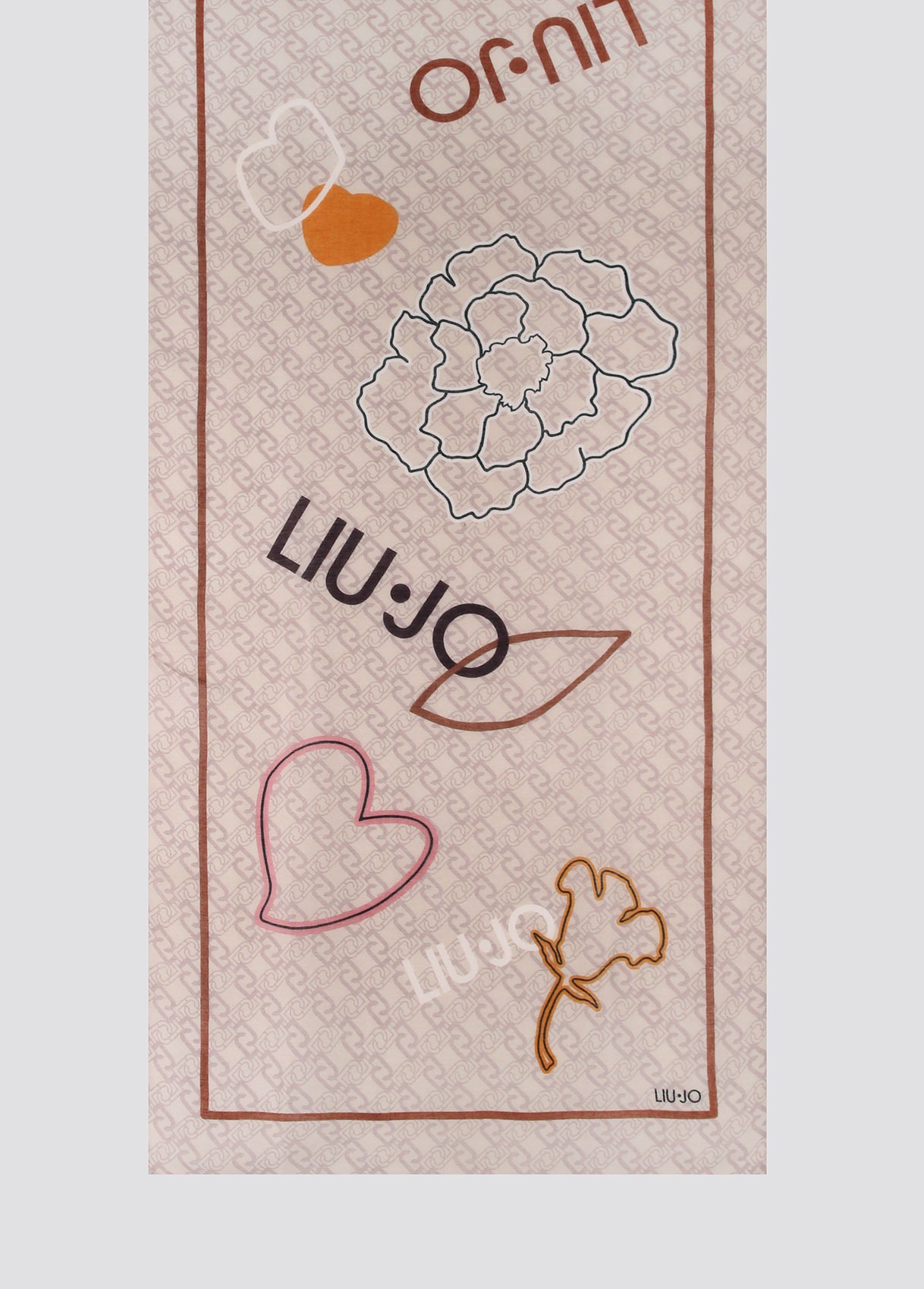 LIU JO STOLA 70X180 X0255 COFFEE MILK - immagine 2