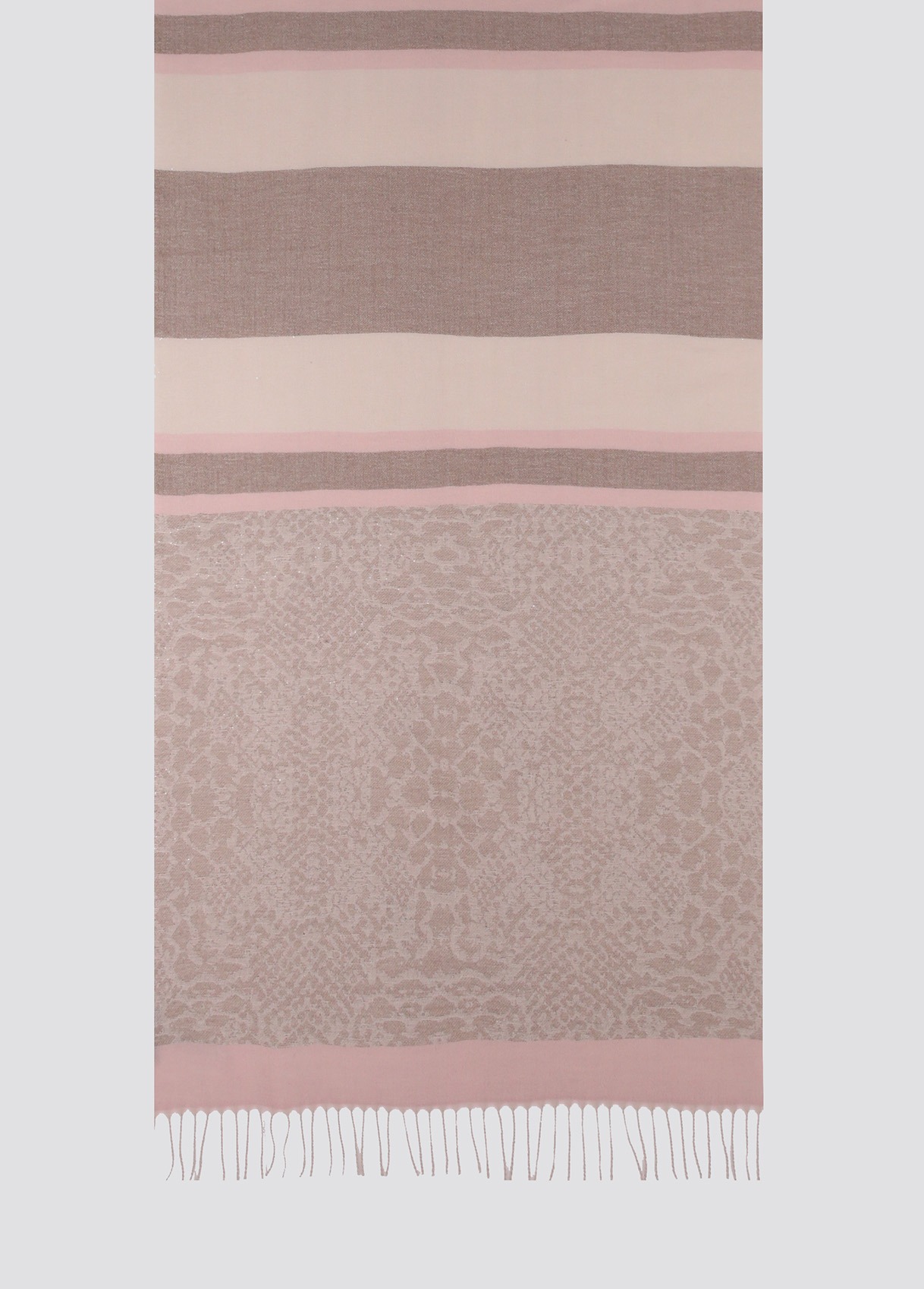 LIU JO STOLA LOGO PITONE CAMEO ROSE 41310 - immagine 2