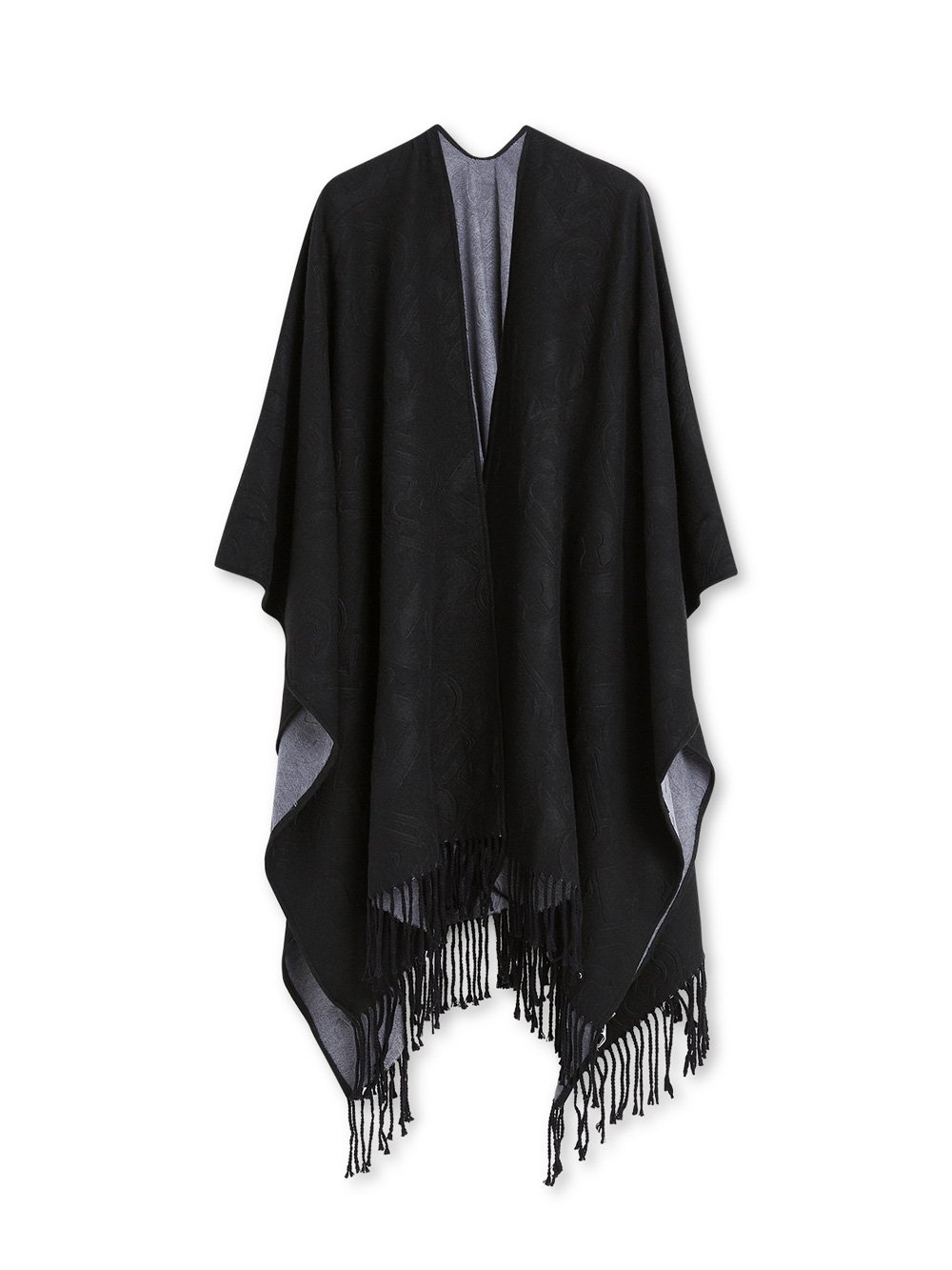 LIU JO PONCHO DOUBLE NERO 22222