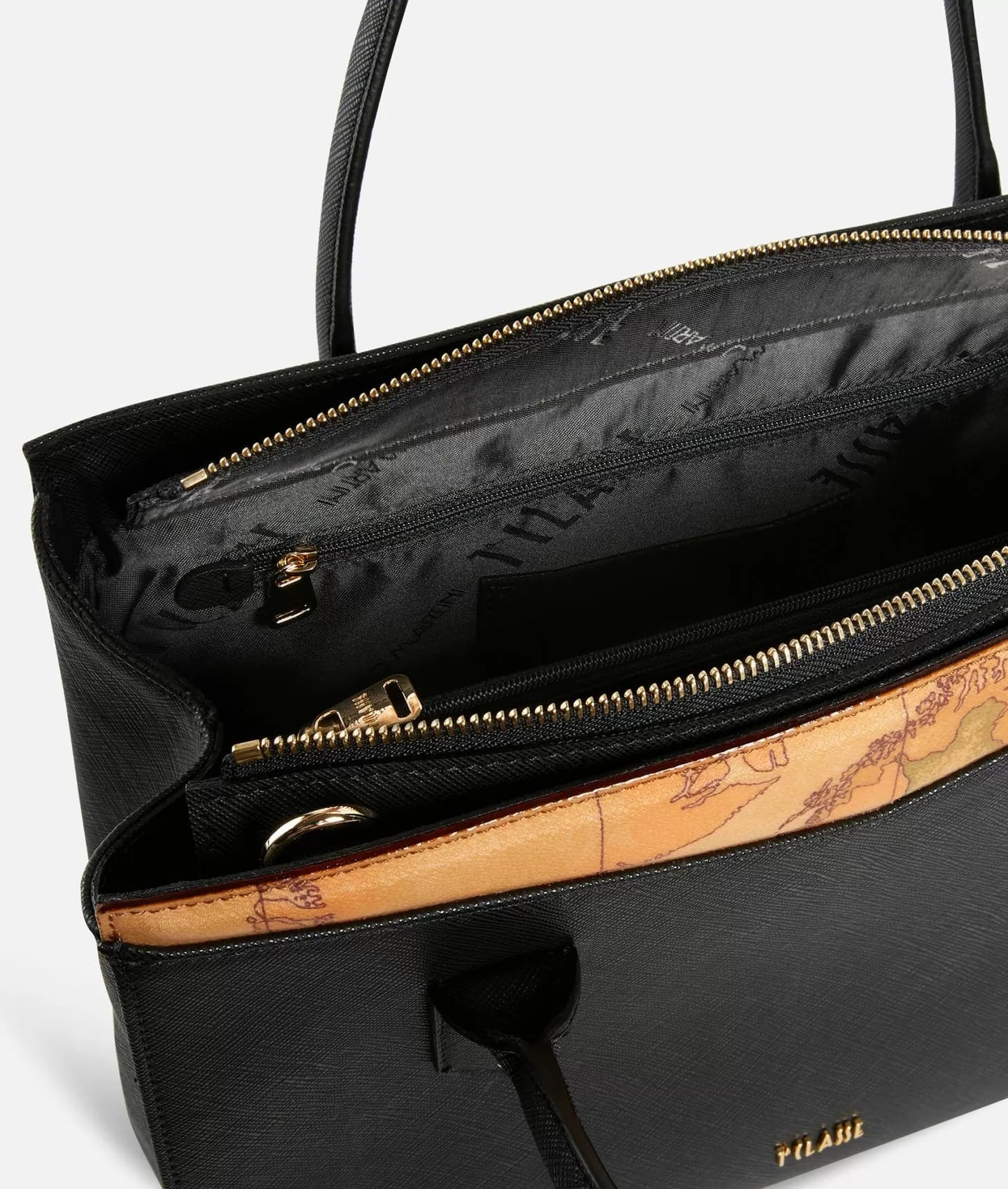 Alviero Martini 1ª Classe BORSA 3 TASCHE C/T 001 NERO