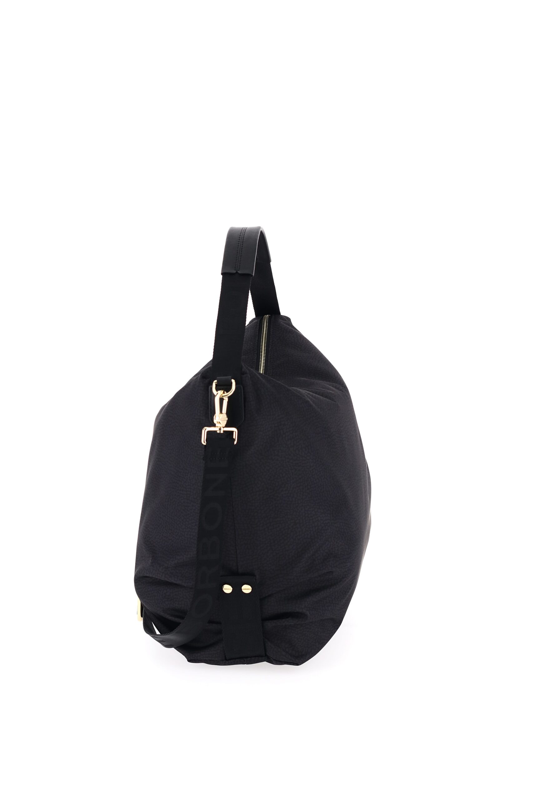 Borbonese HOBO LARGE C/T 100 NERO - immagine 3