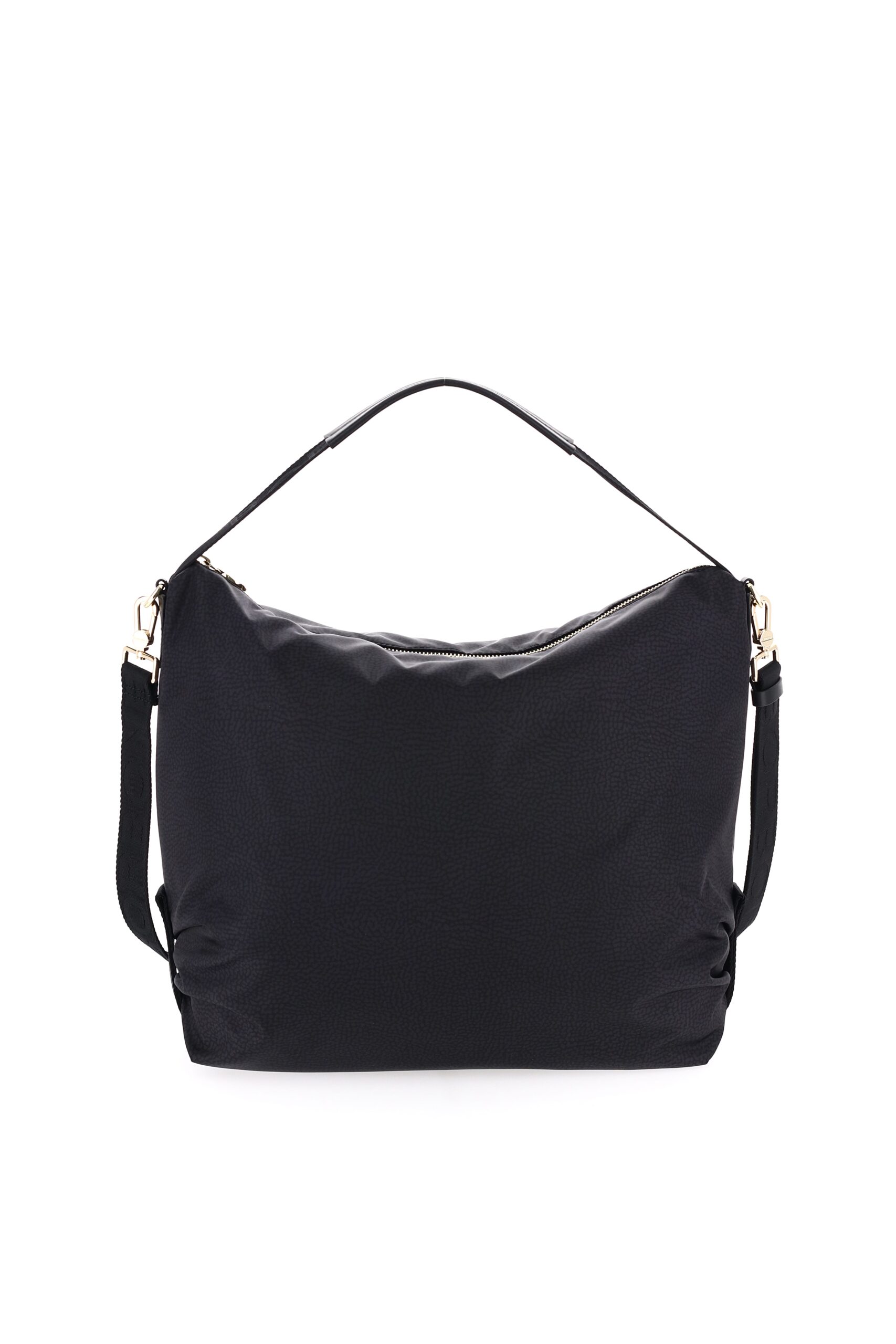Borbonese HOBO LARGE C/T 100 NERO - immagine 5