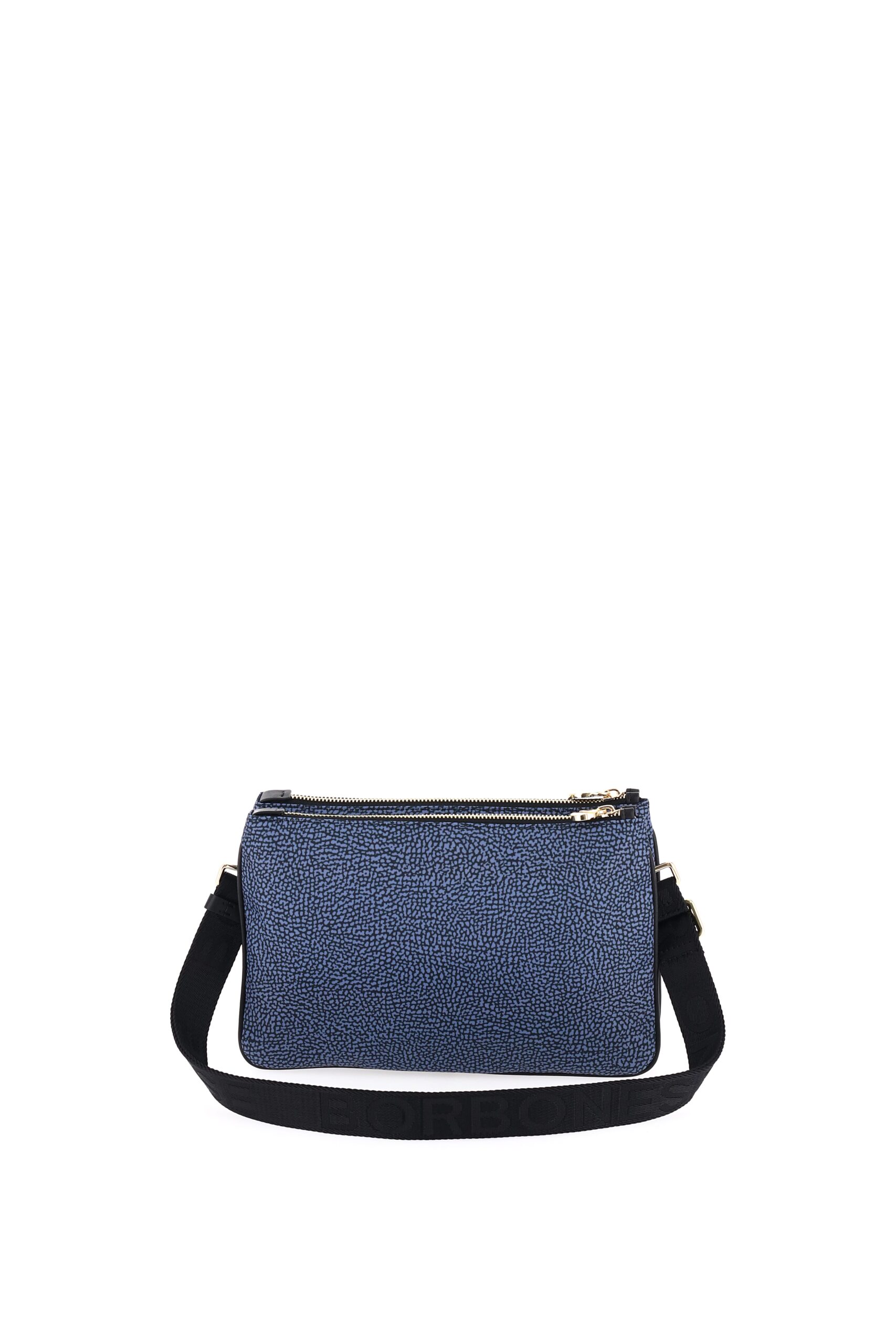 Borbonese TRACOLLA SMALL 880 BLU NERO - immagine 3