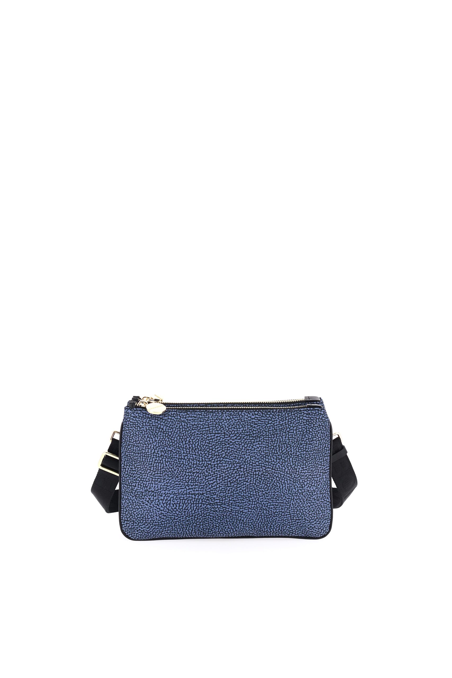 Borbonese TRACOLLA SMALL 880 BLU NERO - immagine 5
