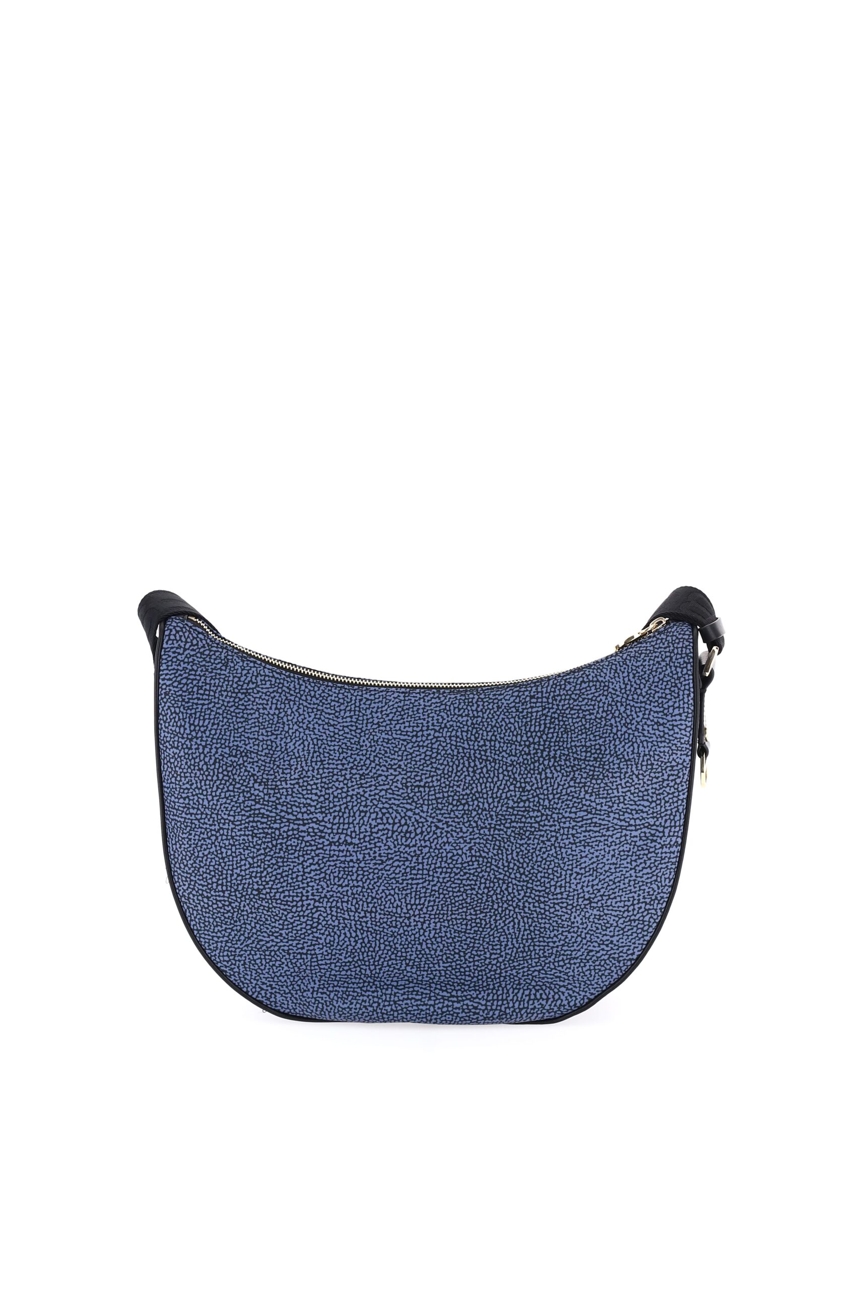 Borbonese LUNA BAG MIDDLE 880 BLU NERO - immagine 4