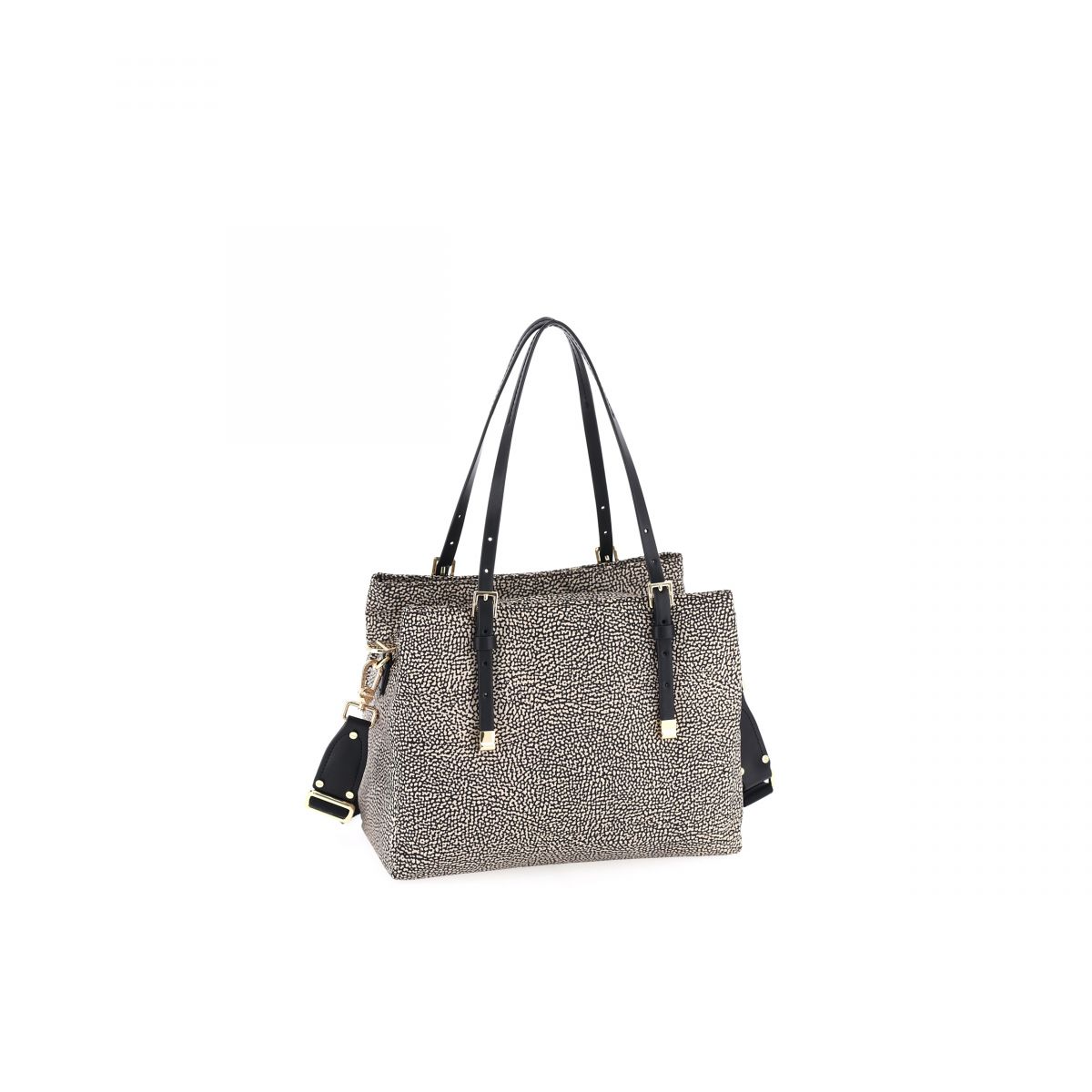 Borbonese SHOPPING MEDIA C/T X11 OP NAT NERO - immagine 3