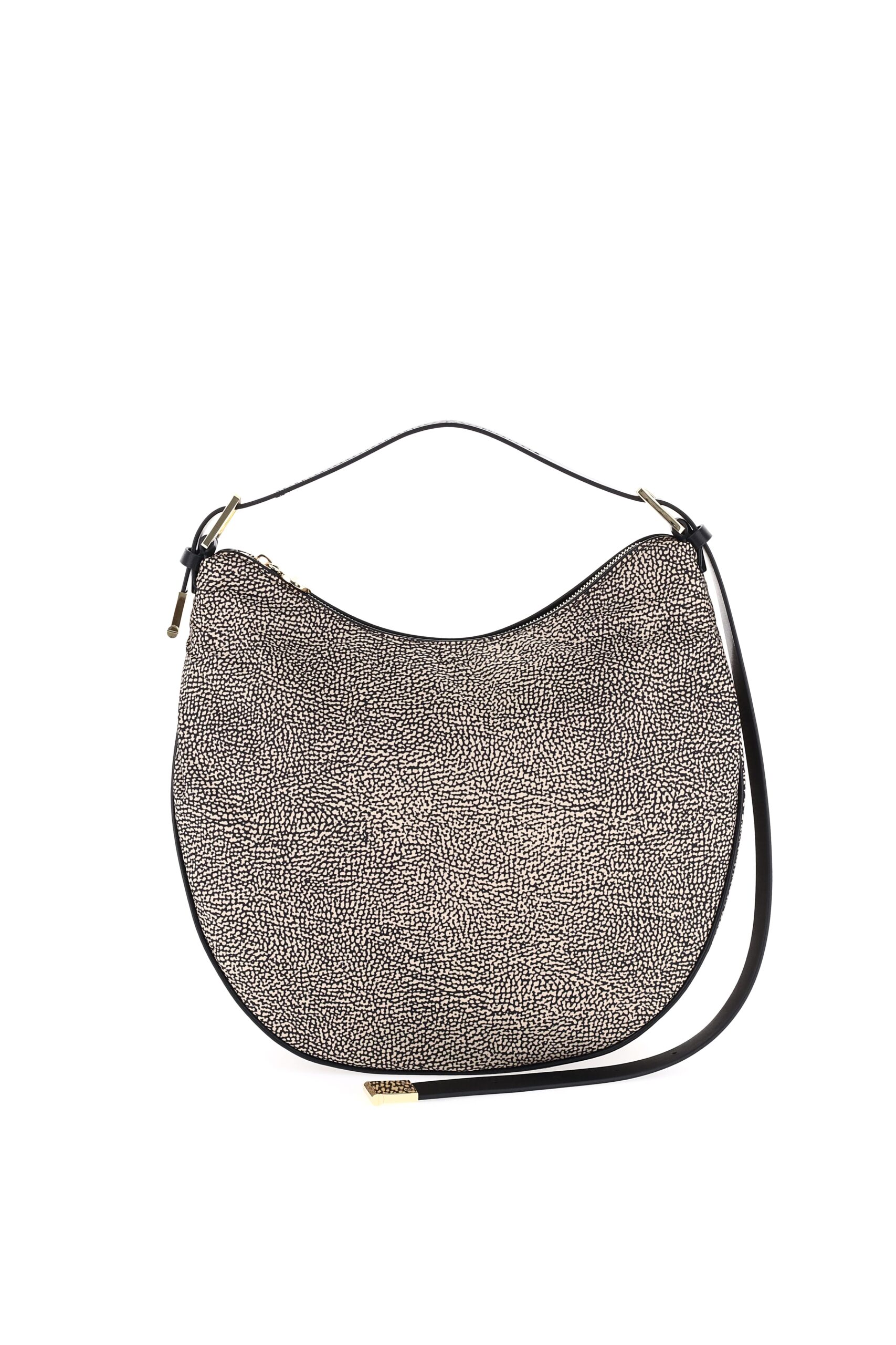 Borbonese HOBO LARGE X11 OP NAT NERO - immagine 3
