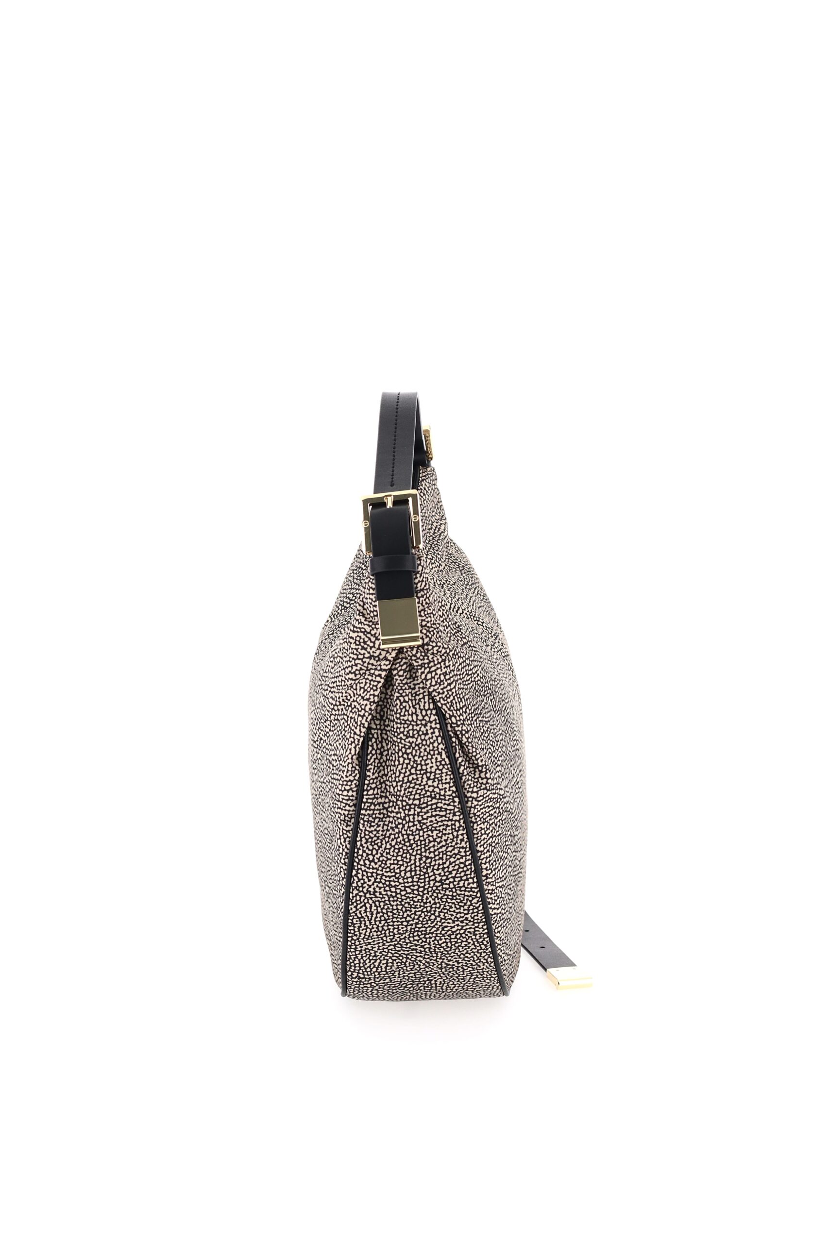 Borbonese HOBO LARGE X11 OP NAT NERO - immagine 4