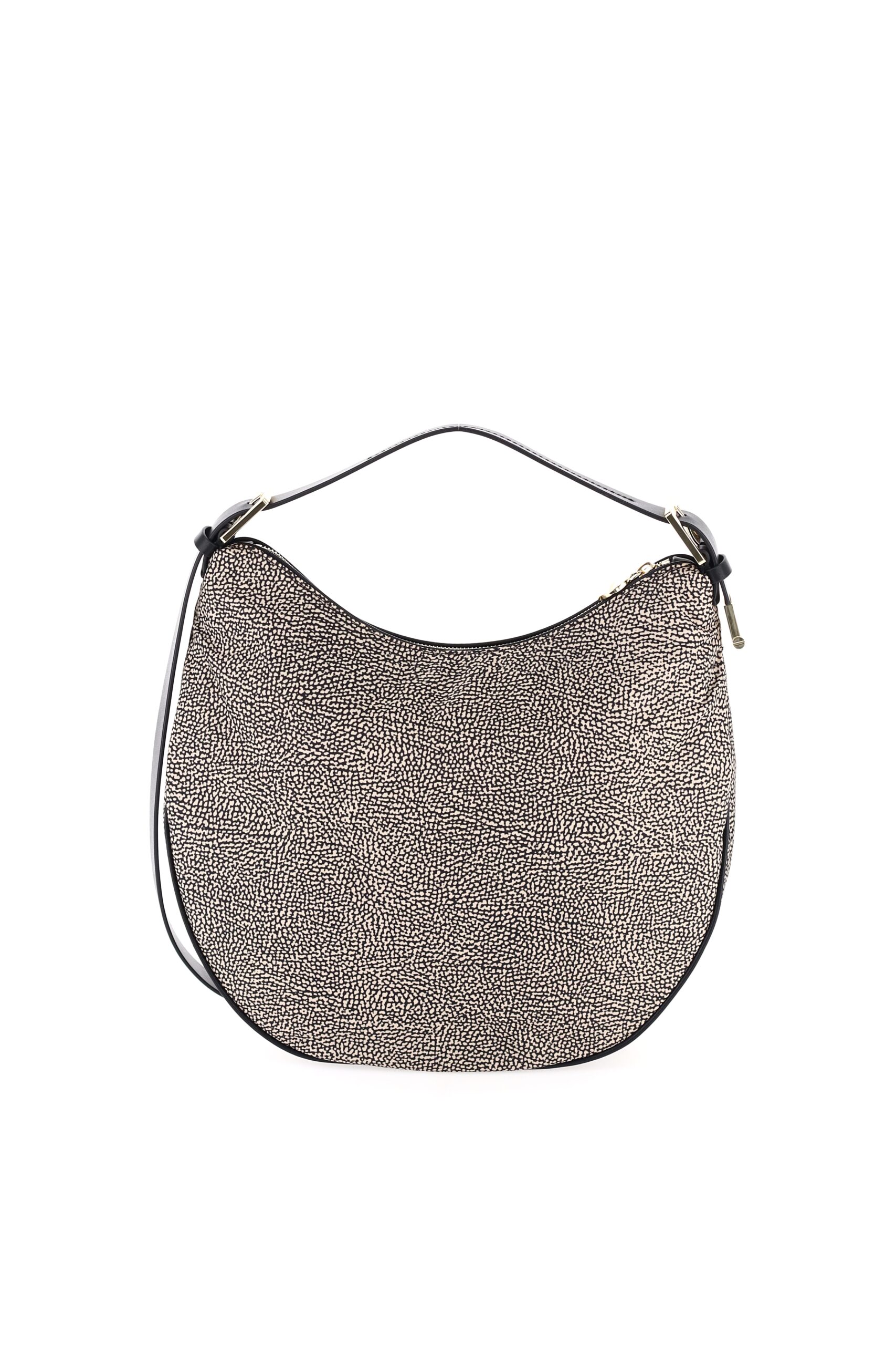 Borbonese HOBO LARGE X11 OP NAT NERO - immagine 5