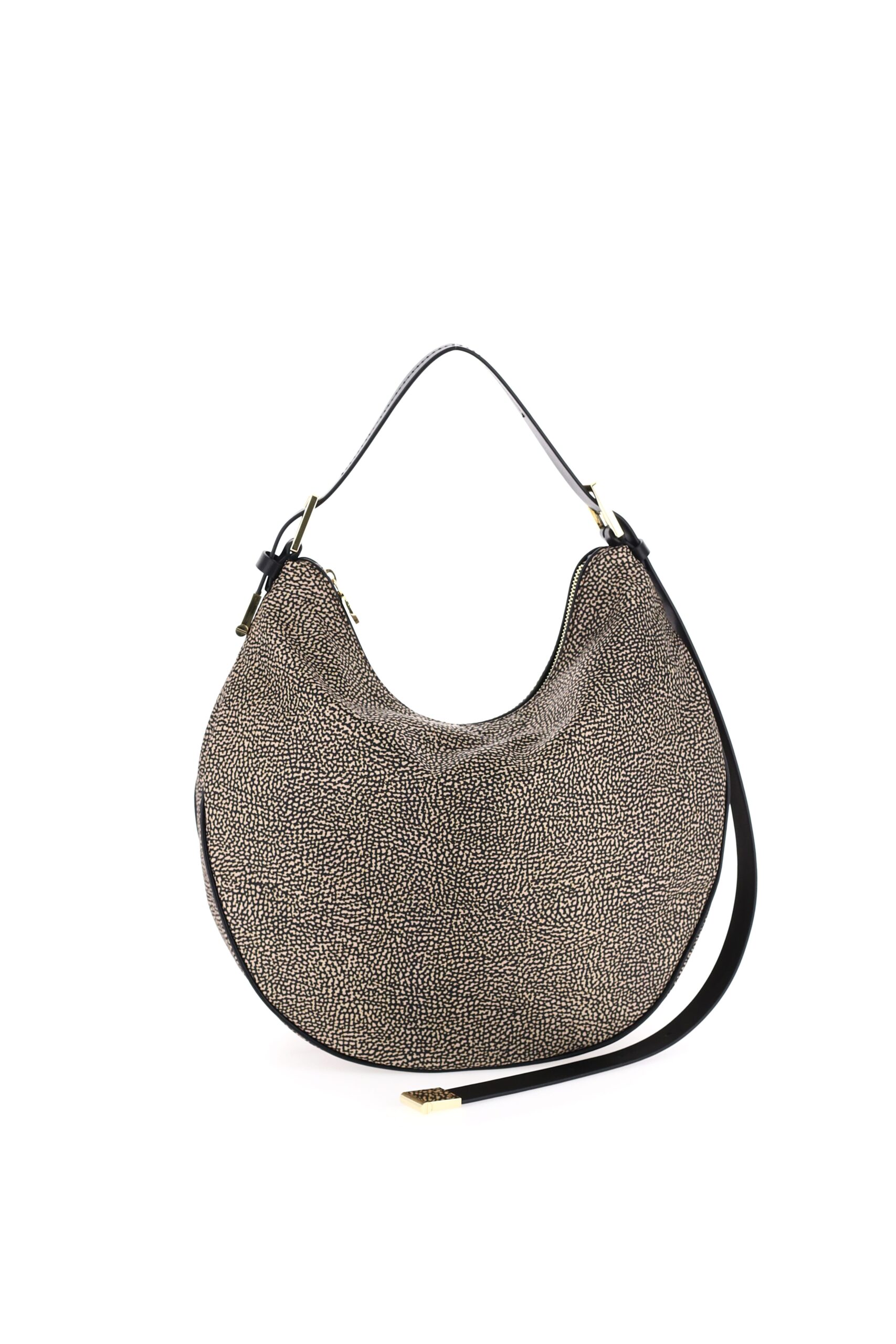 Borbonese HOBO LARGE X11 OP NAT NERO