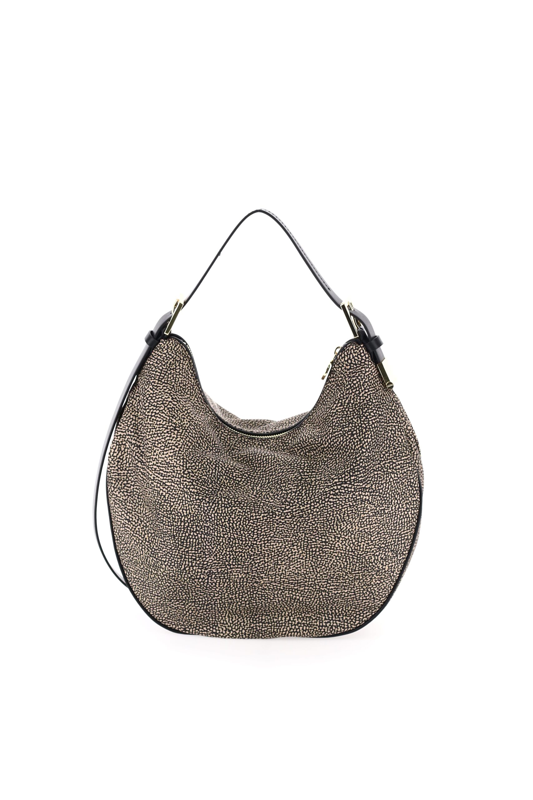 Borbonese HOBO LARGE X11 OP NAT NERO - immagine 2