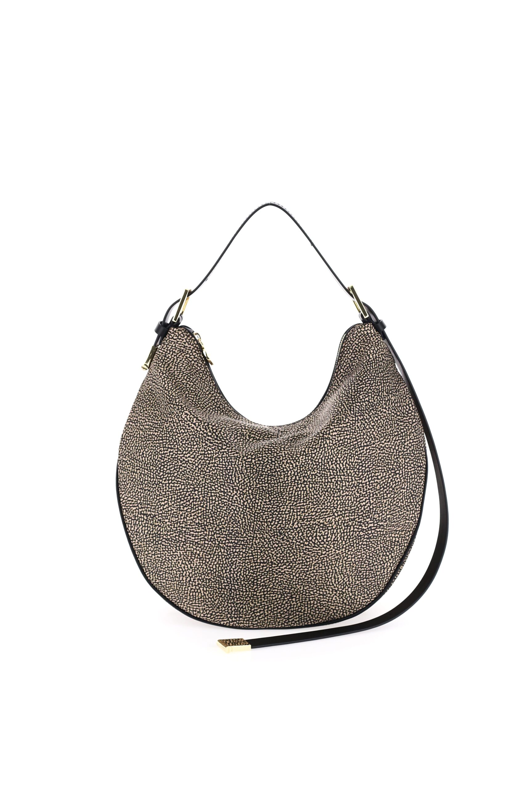 Borbonese HOBO LARGE X11 OP NAT NERO - immagine 3