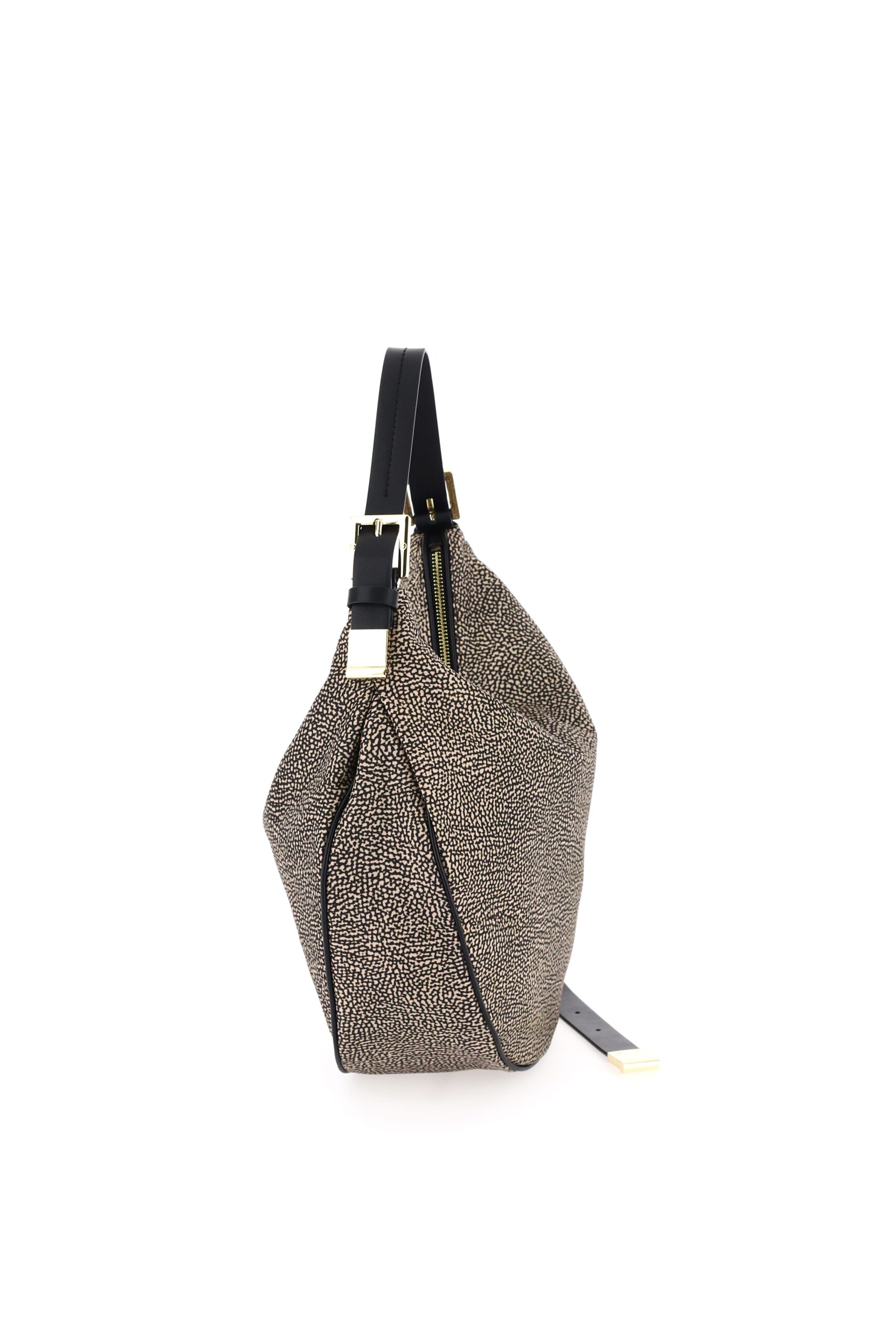 Borbonese HOBO LARGE X11 OP NAT NERO - immagine 4