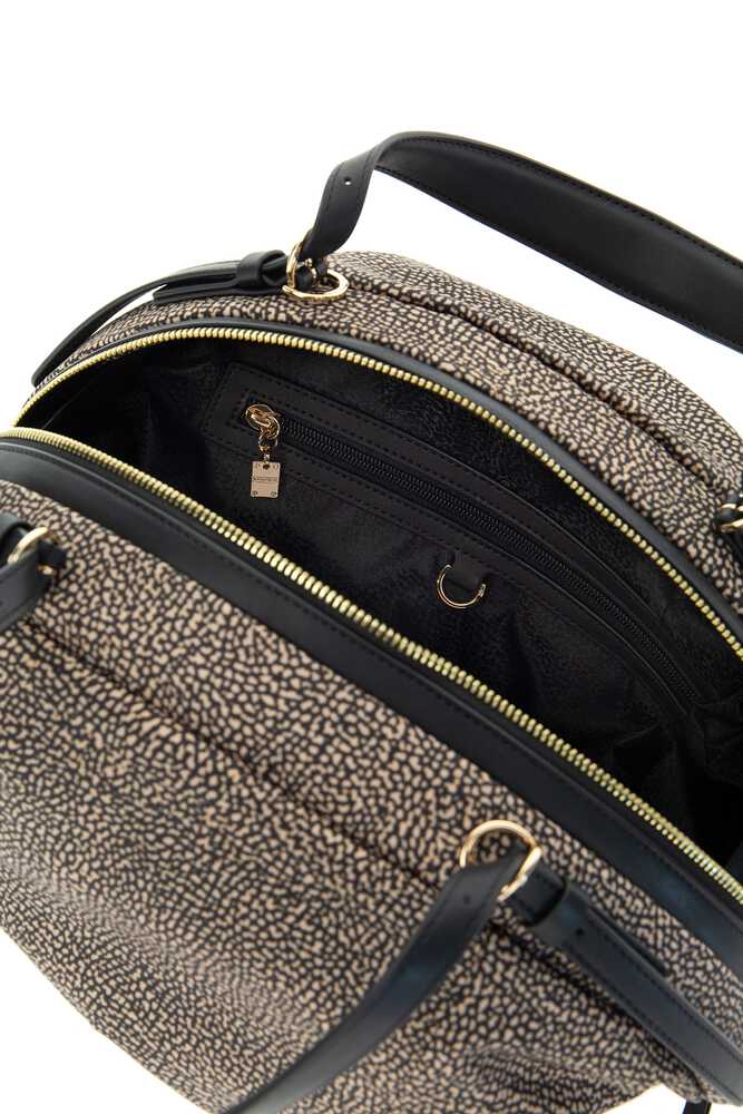 Borbonese BUBBLE BAG M X11 OP NAT NERO