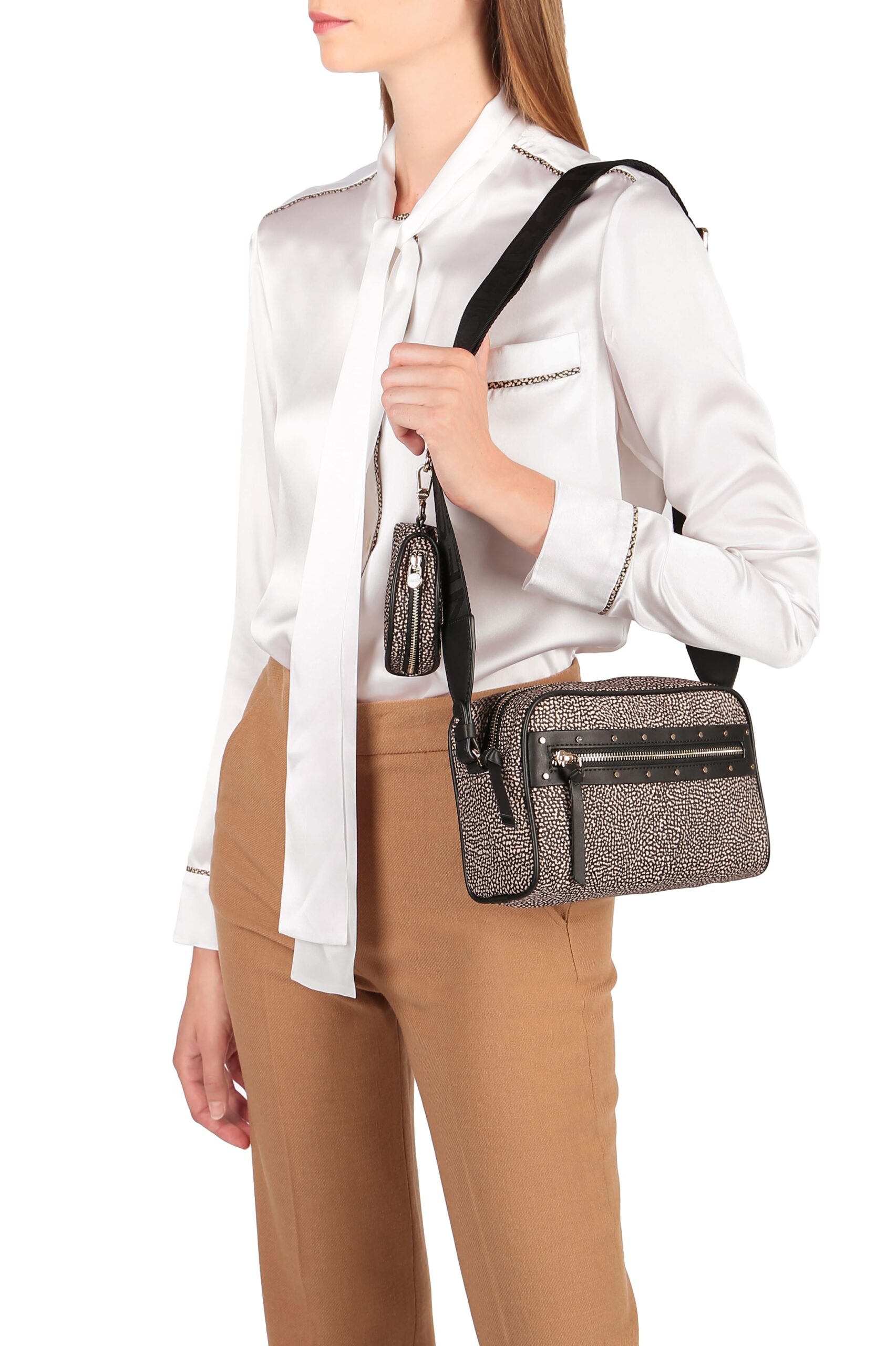 Borbonese CAMERA CASE S X11 OP NAT NERO - immagine 2