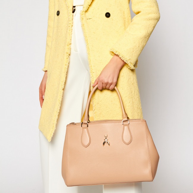Patrizia Pepe BORSA A MANO C/T B685 POMPEI BEIGE - immagine 3