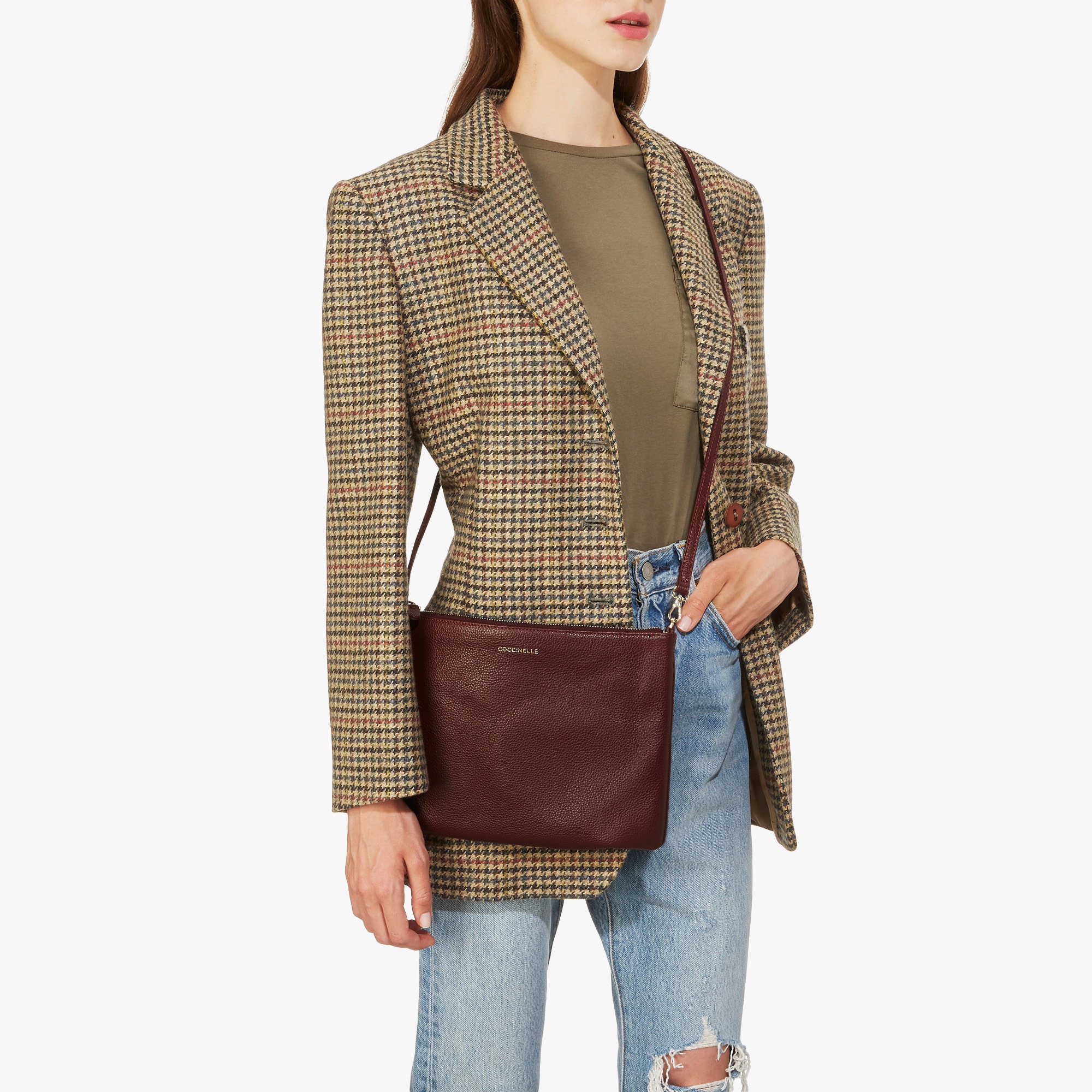 COCCINELLE BEST CROSSBODY R22 MARSALA - immagine 7