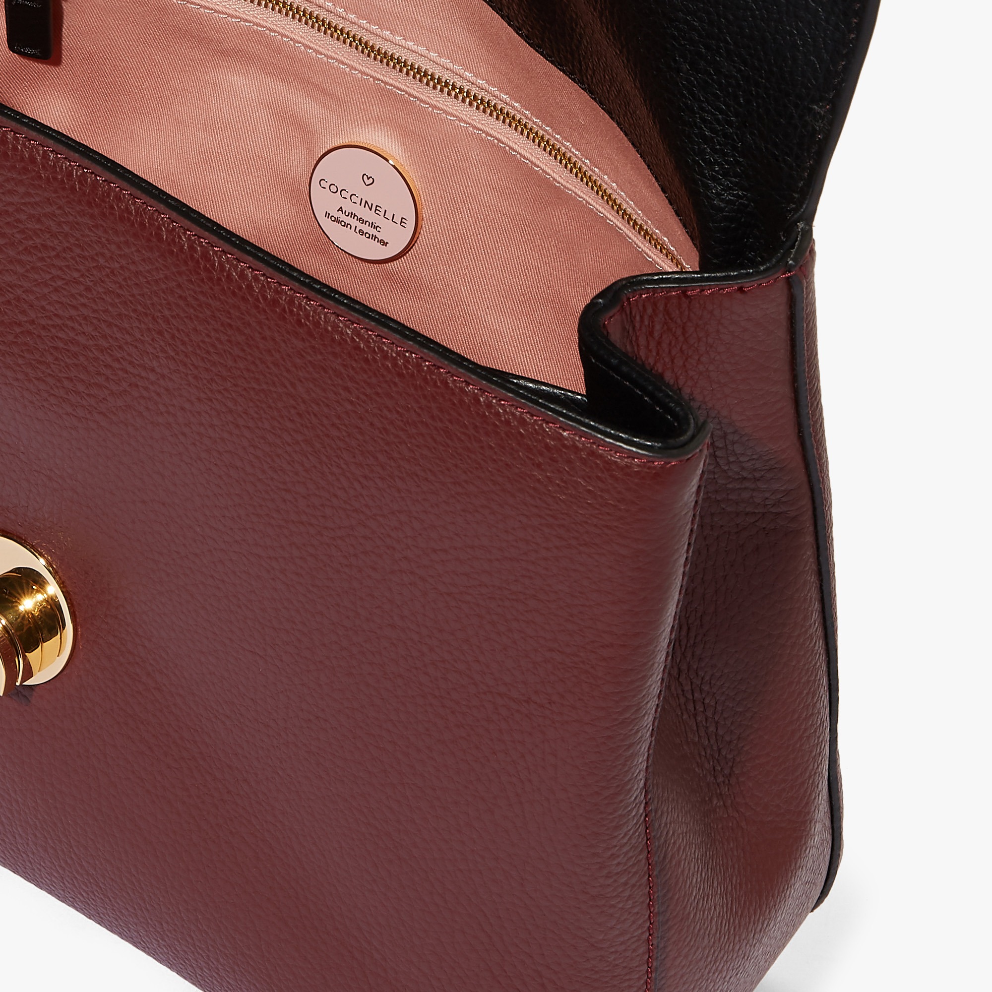 COCCINELLE LIYA 428 MARSALA NERO - immagine 5