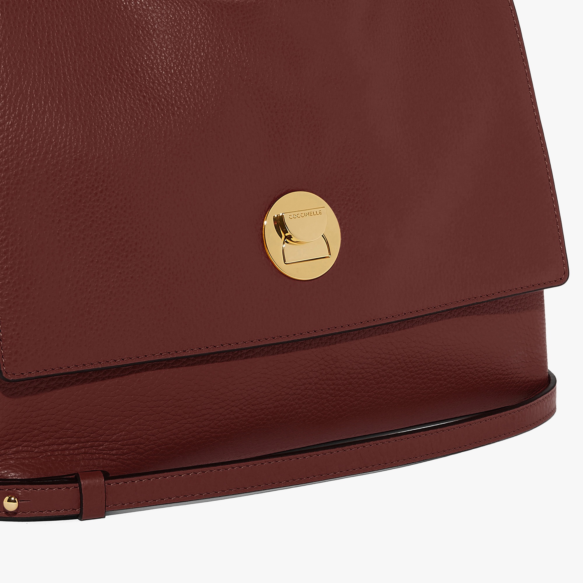 COCCINELLE LIYA 428 MARSALA NERO - immagine 6