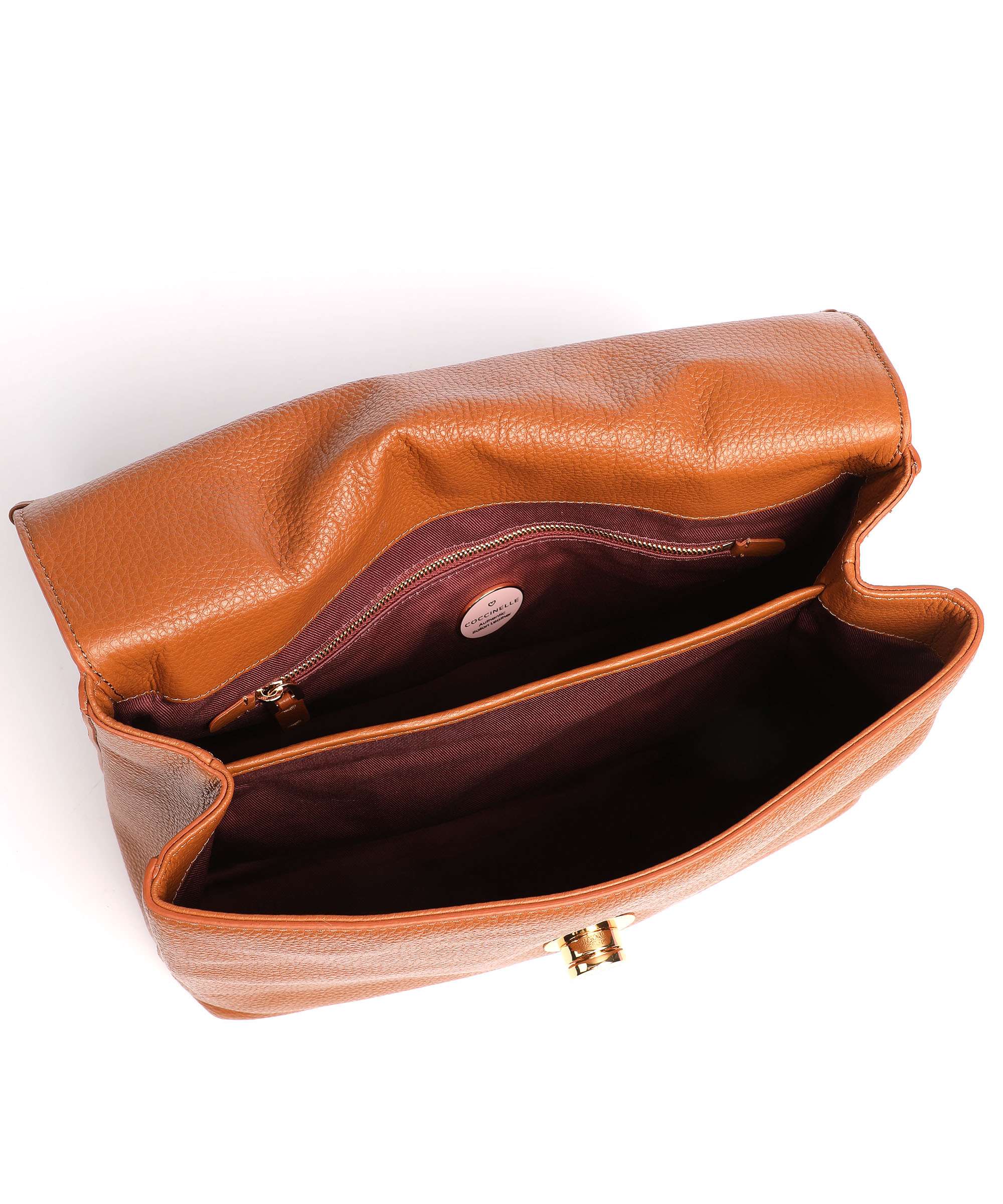 COCCINELLE LIYA INFILATURA W03 CARAMEL