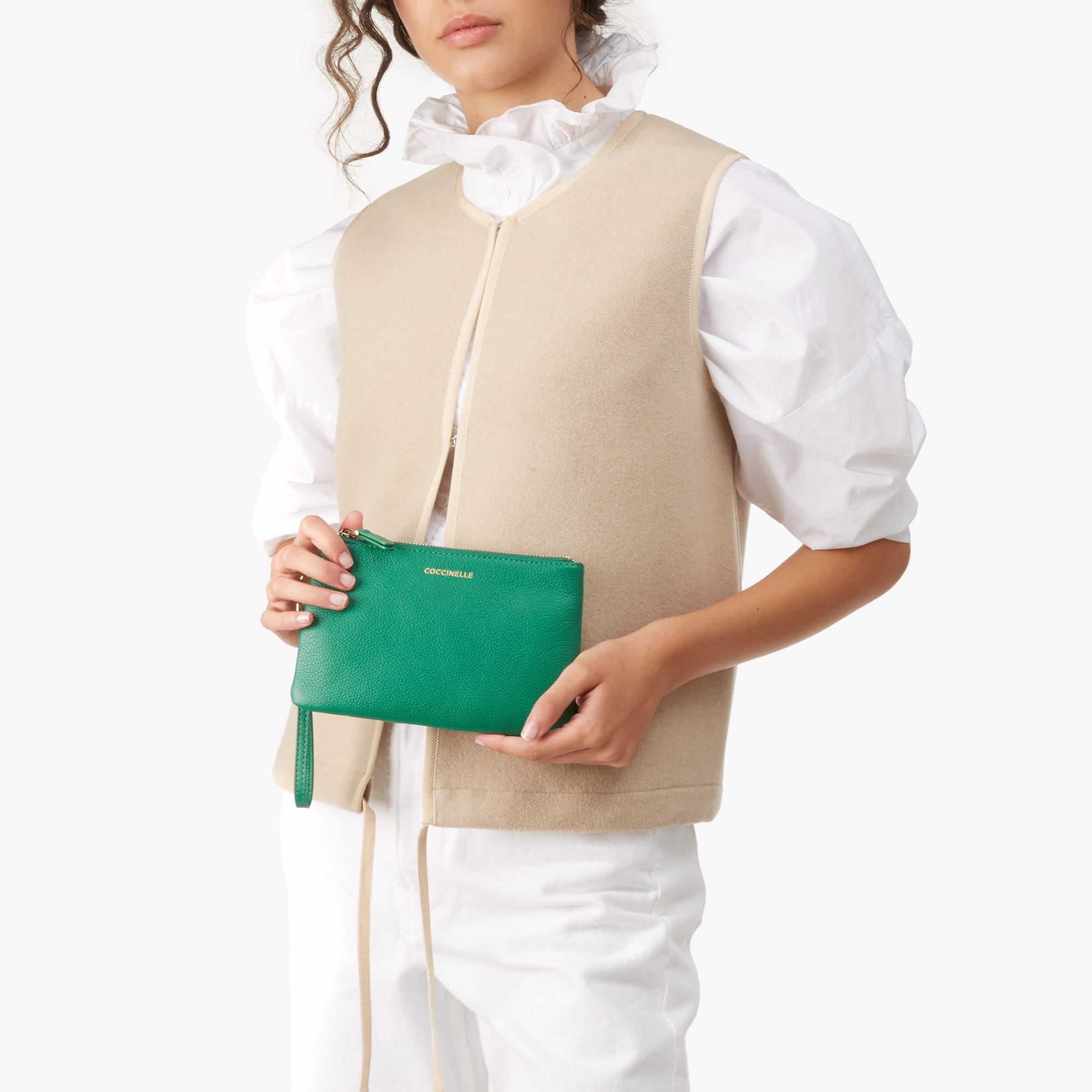 COCCINELLE NEW BEST SOFT G27 GRASS GREEN - immagine 5