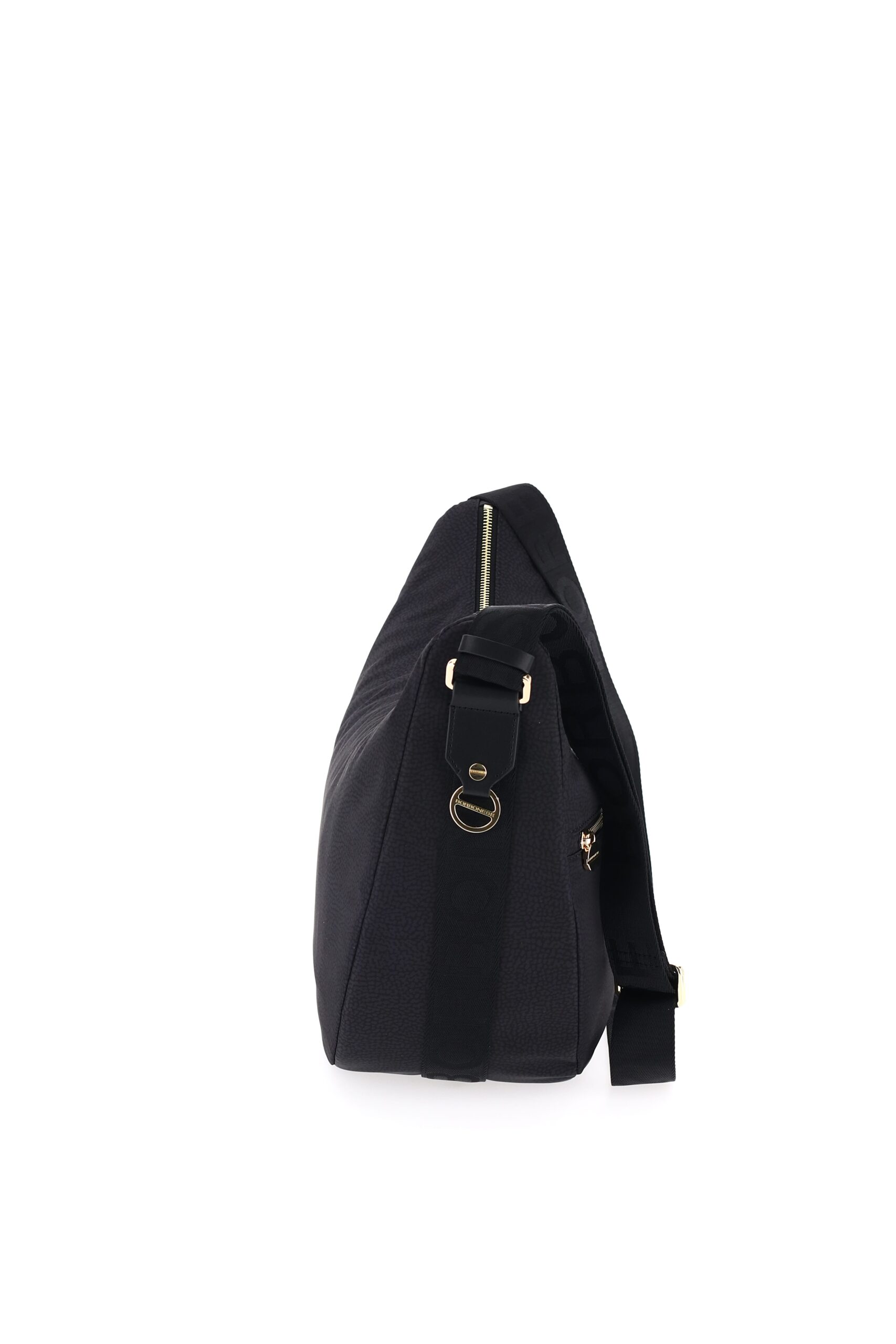 Borbonese LUNA BAG MEDIUM 100 NERO - immagine 9