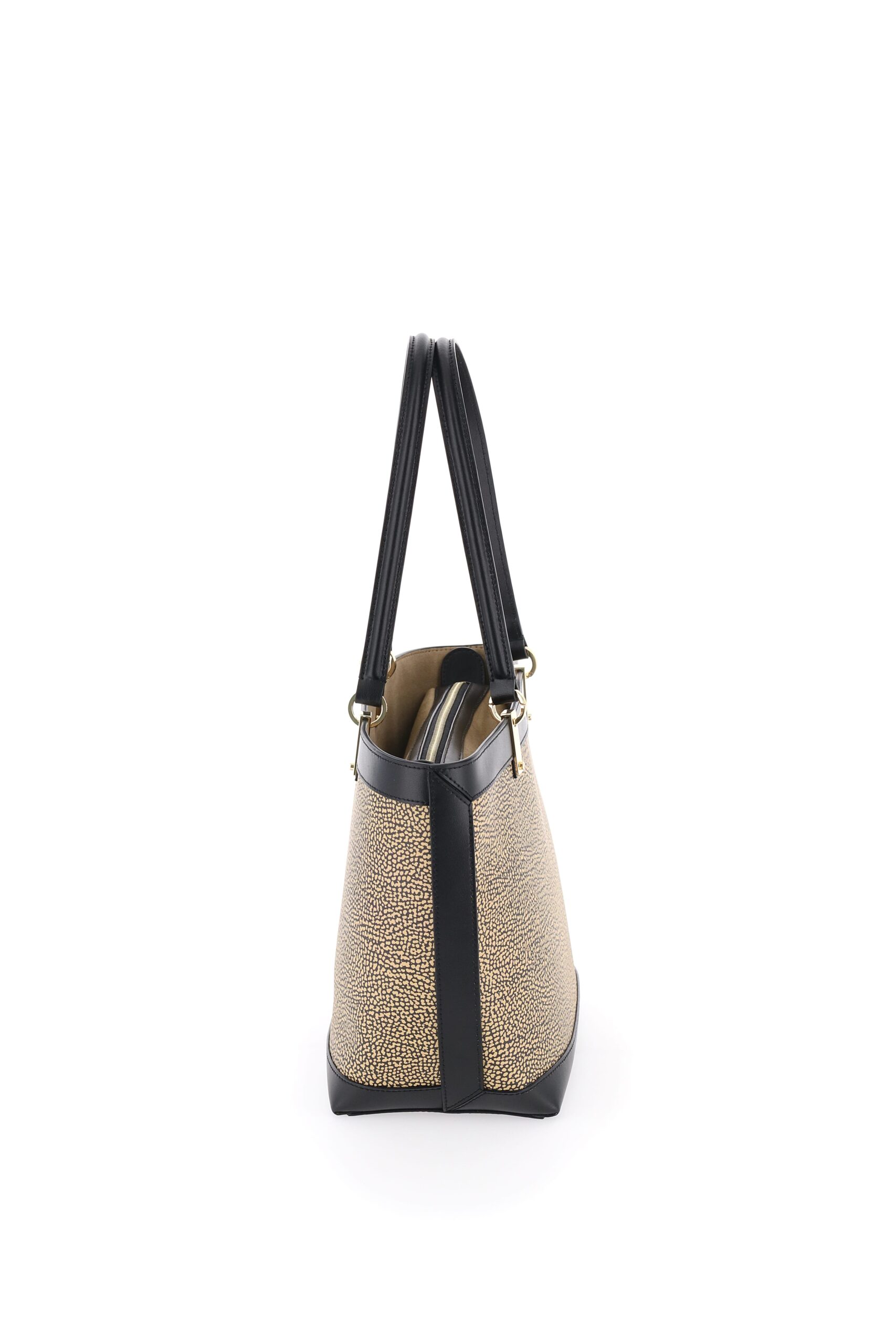 BORBONESE 07 SHOPPING E/W X11 OP NAT NERO