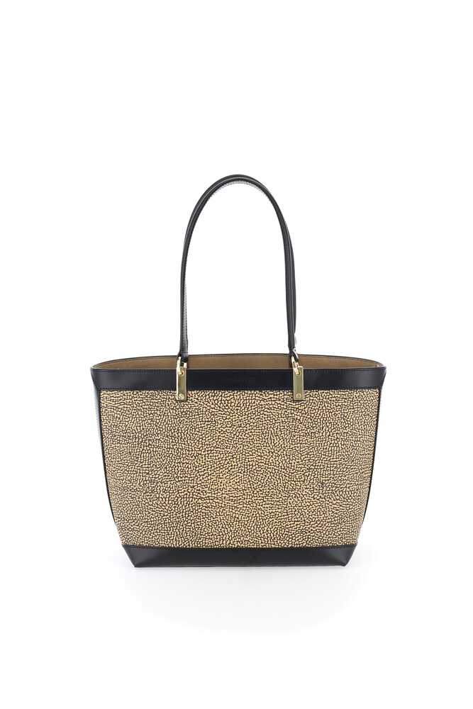 BORBONESE 07 SHOPPING E/W X11 OP NAT NERO - immagine 6