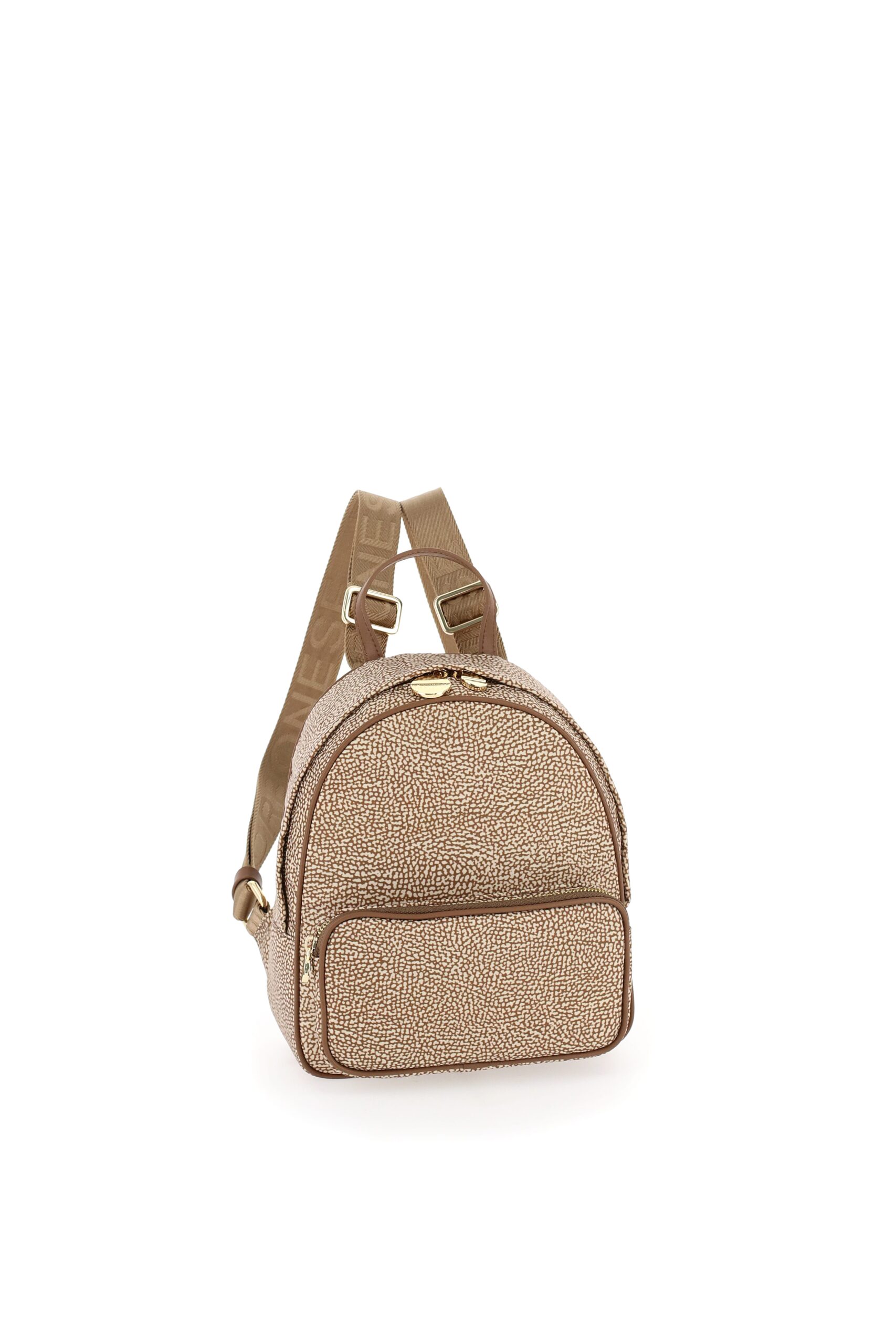 Borbonese ZAINO SMALL 994 BEIGE MARRONE - immagine 2