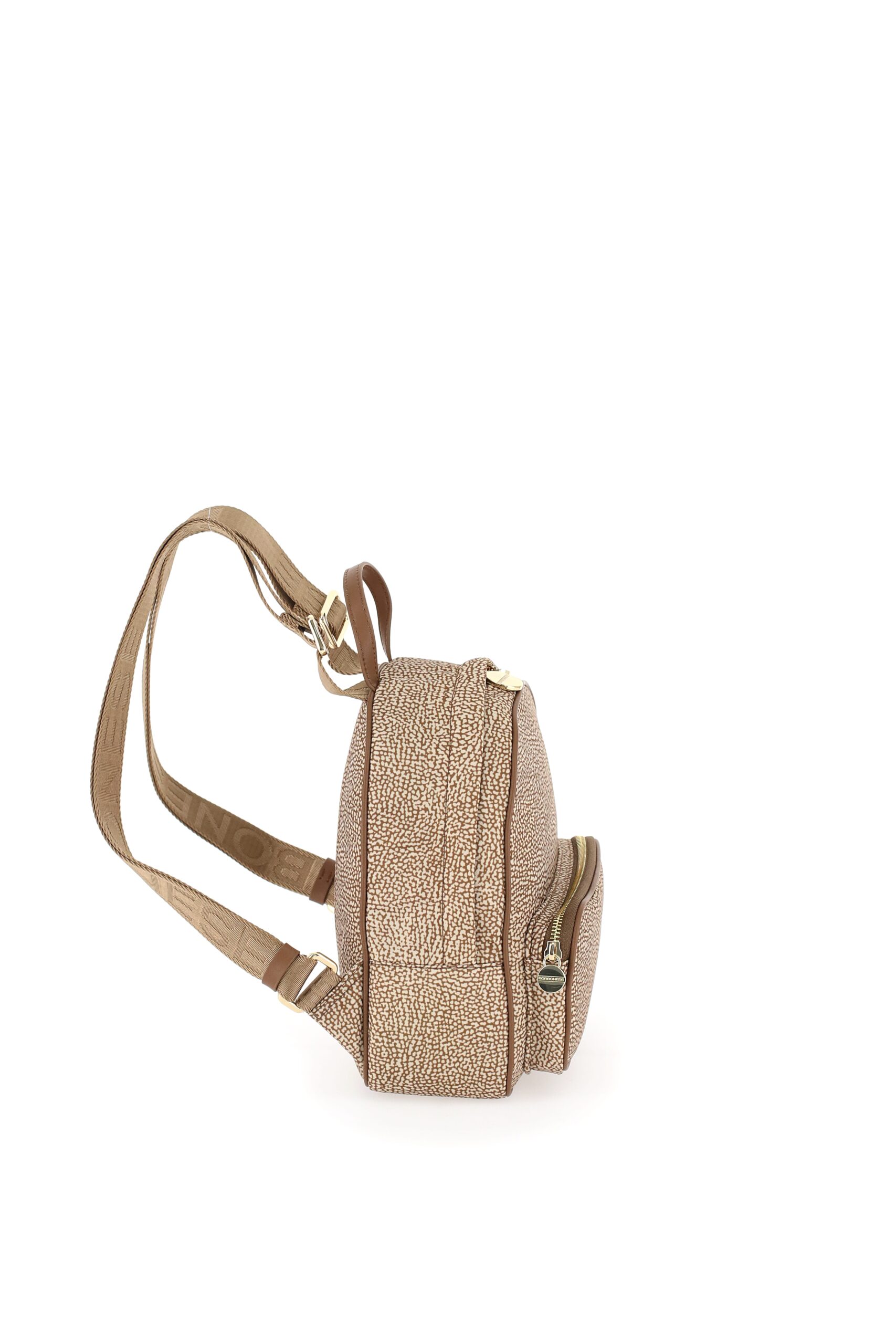 Borbonese ZAINO SMALL 994 BEIGE MARRONE - immagine 5