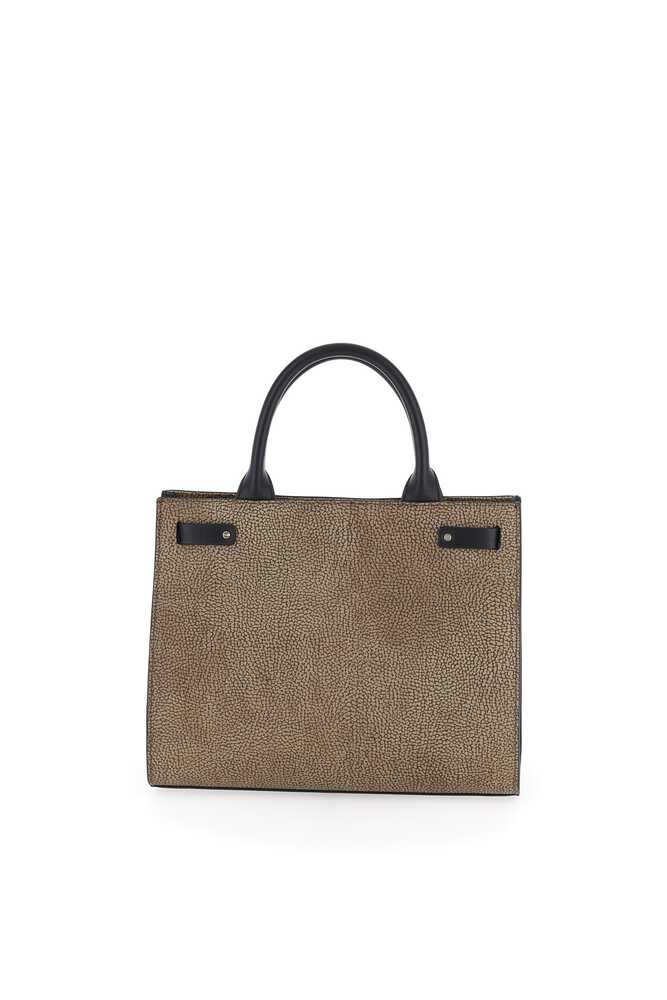 Borbonese SHOPPING M 311 OP NAT/NERO - immagine 3