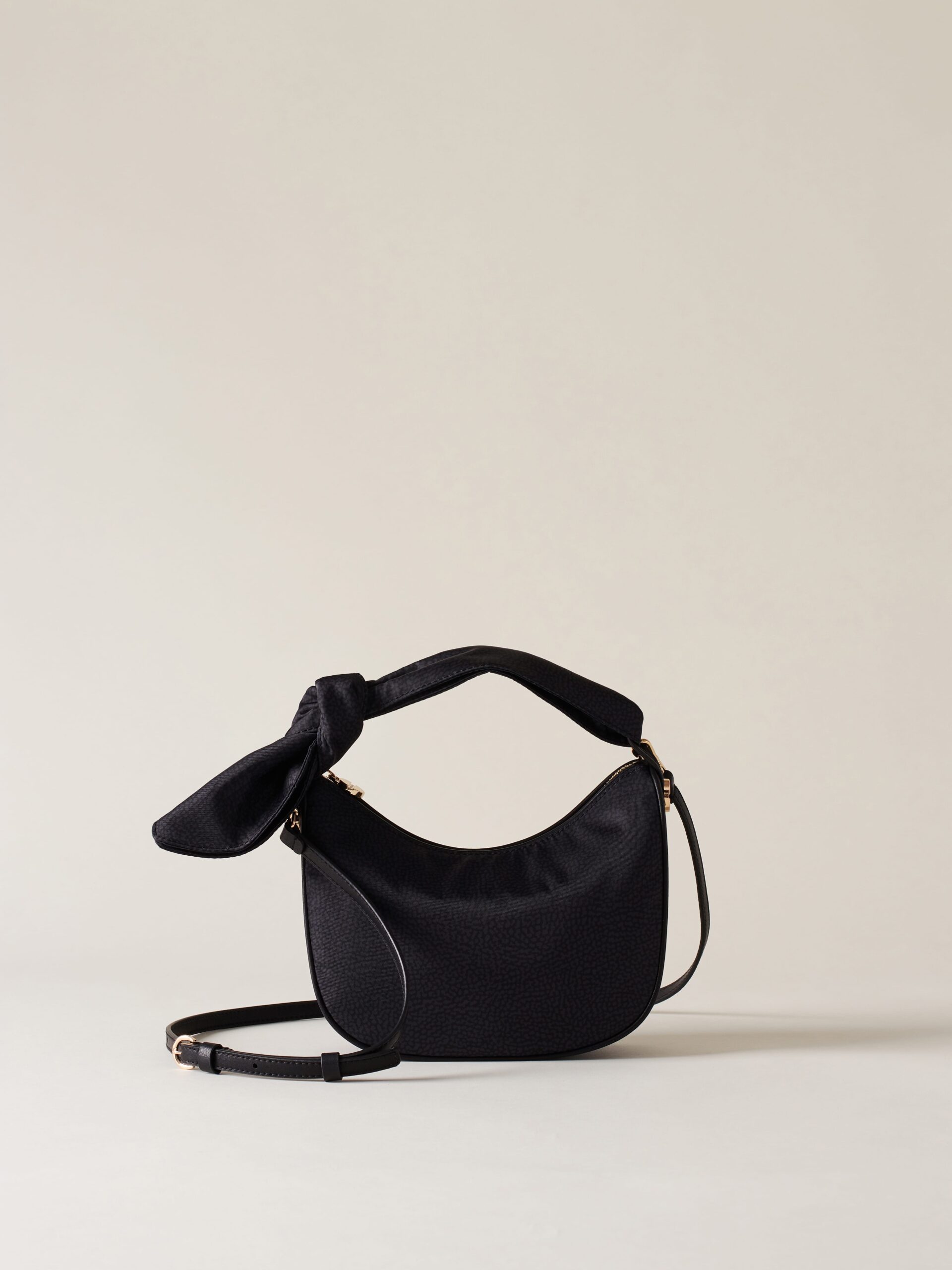 Borbonese LUNA BAG PETITE Y66 DARK BLACK