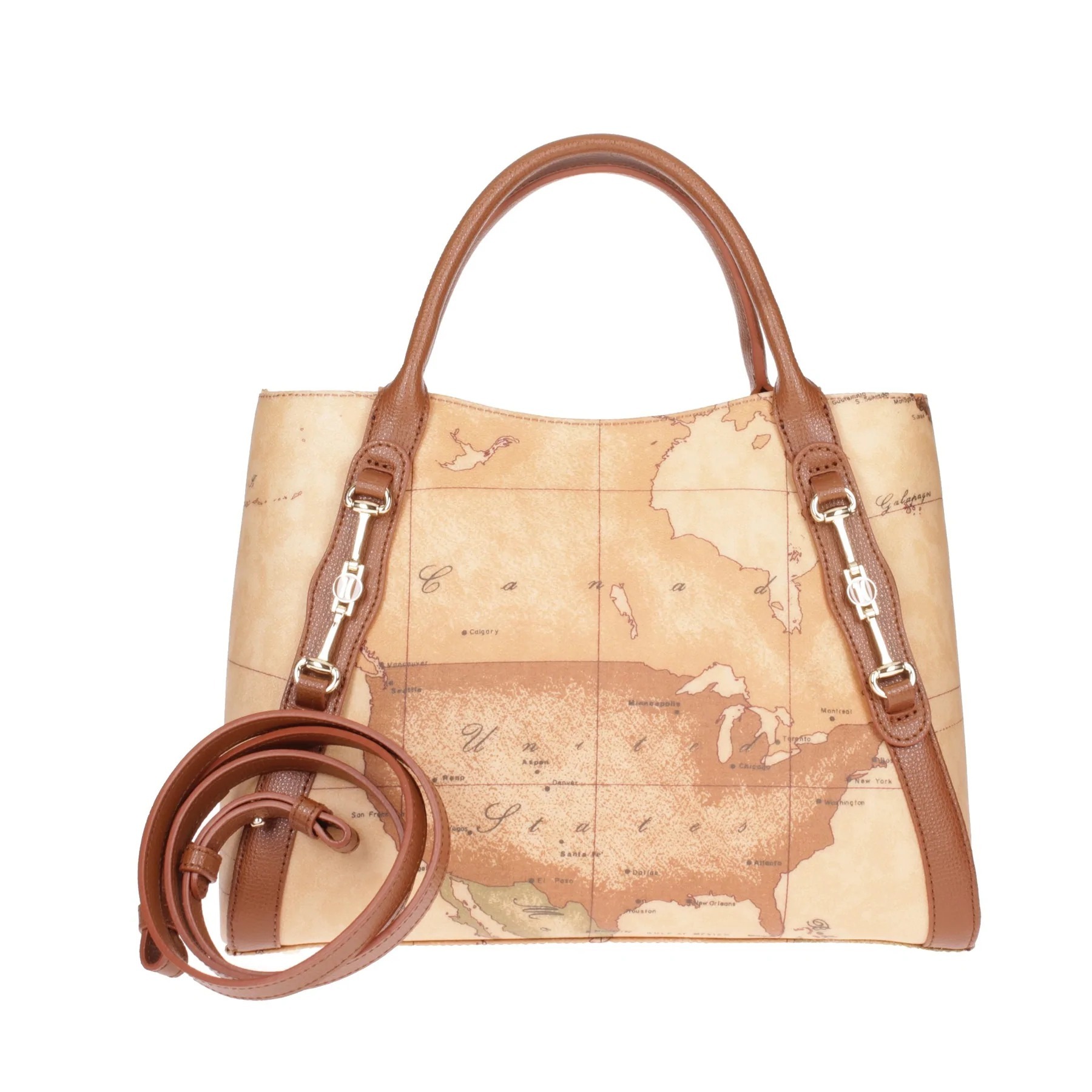 Alviero Martini 1ª Classe Borsa a mano c/t CASTAGNA 548
