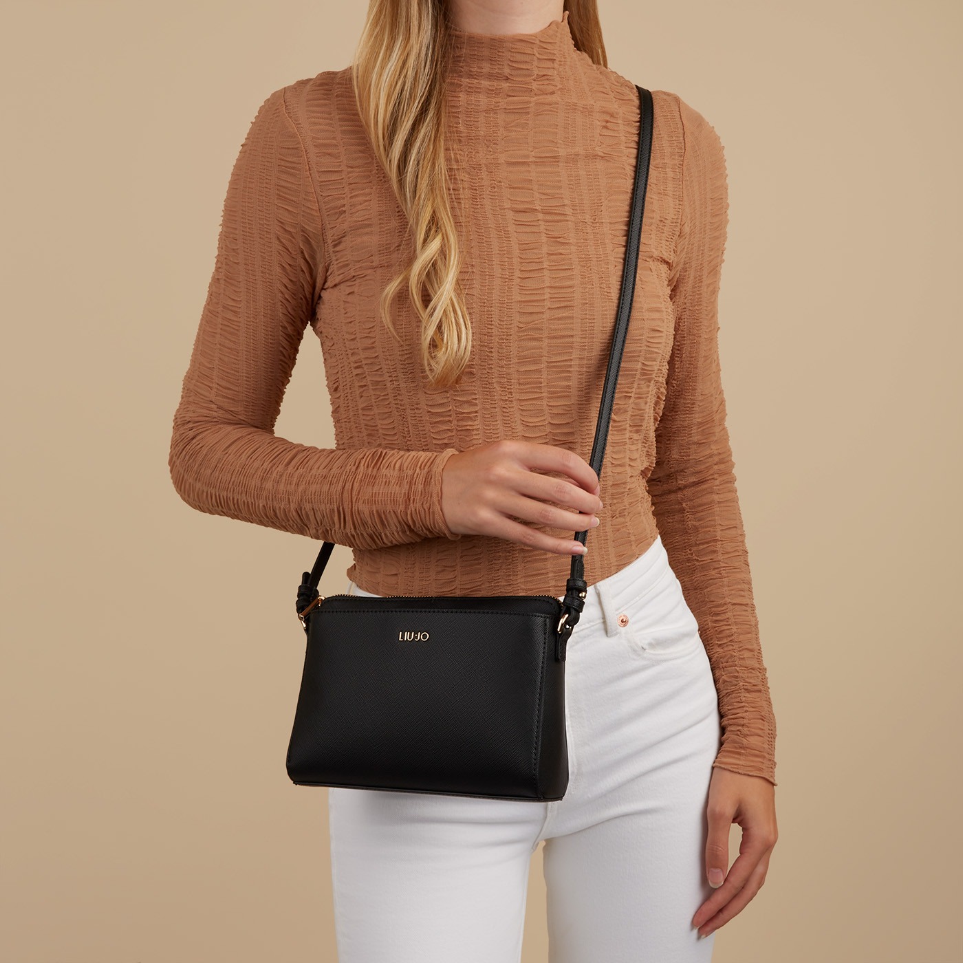 LIU JO CROSSBODY NERO 22222