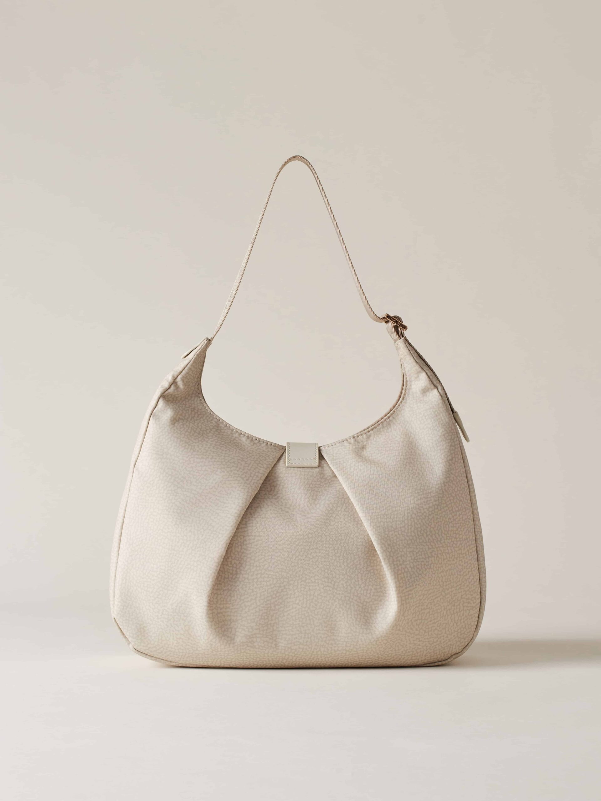 Borbonese HOBO BAG M. Y93 GESSO - immagine 3