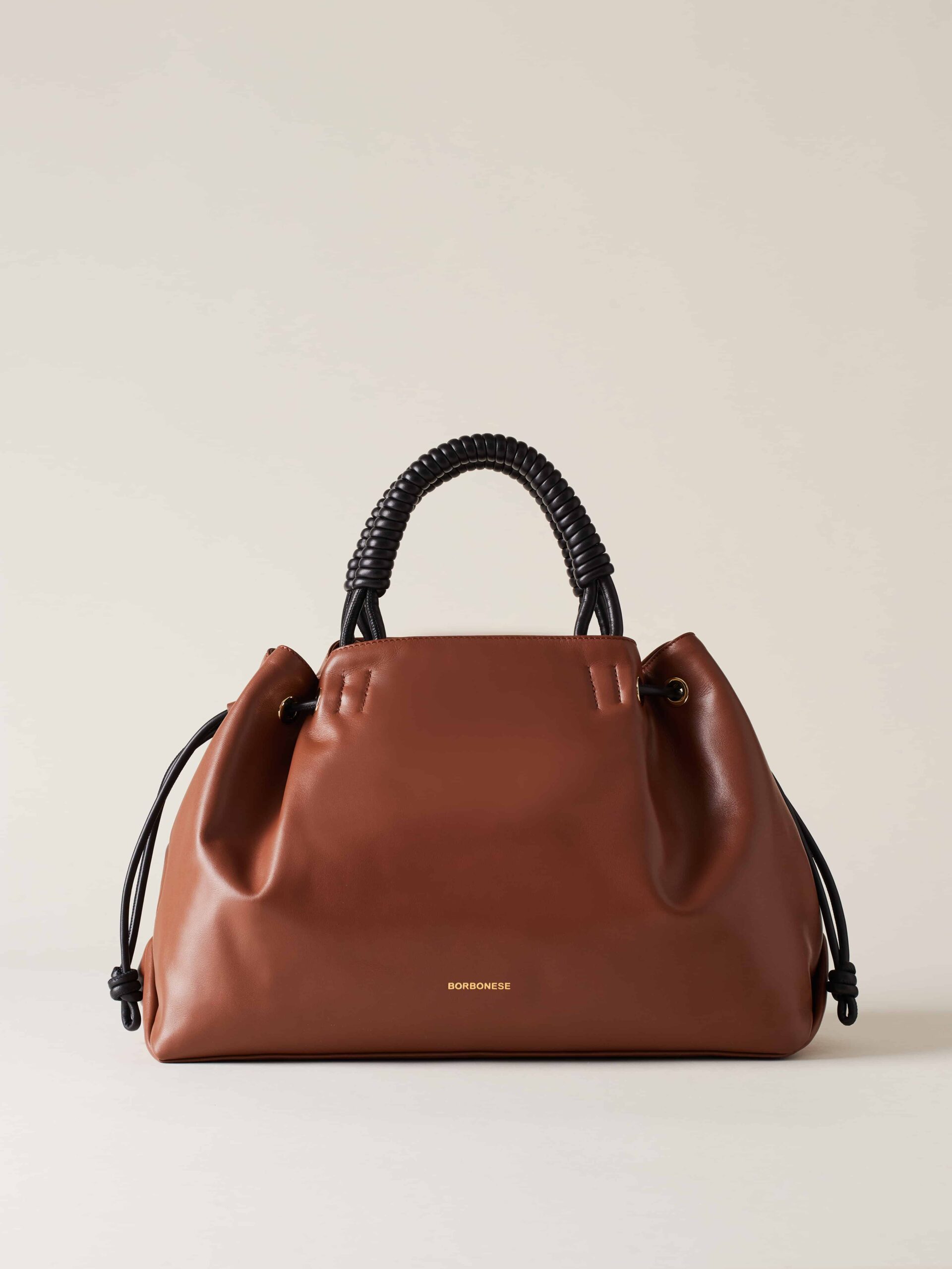 Borbonese SHOPPING M. 398 CUOIO NERO