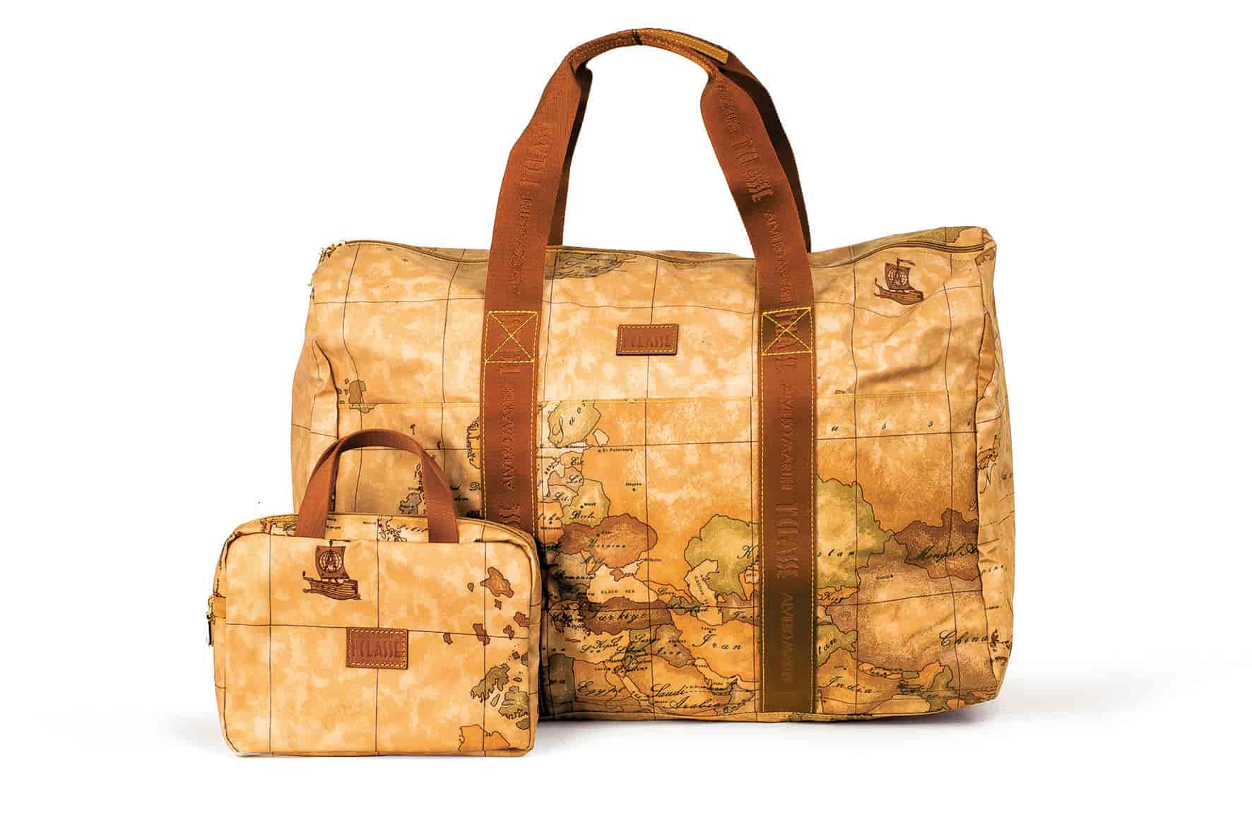 Alviero Martini 1ª Classe BORSONE + MINI BEAUTY NATURALE 010
