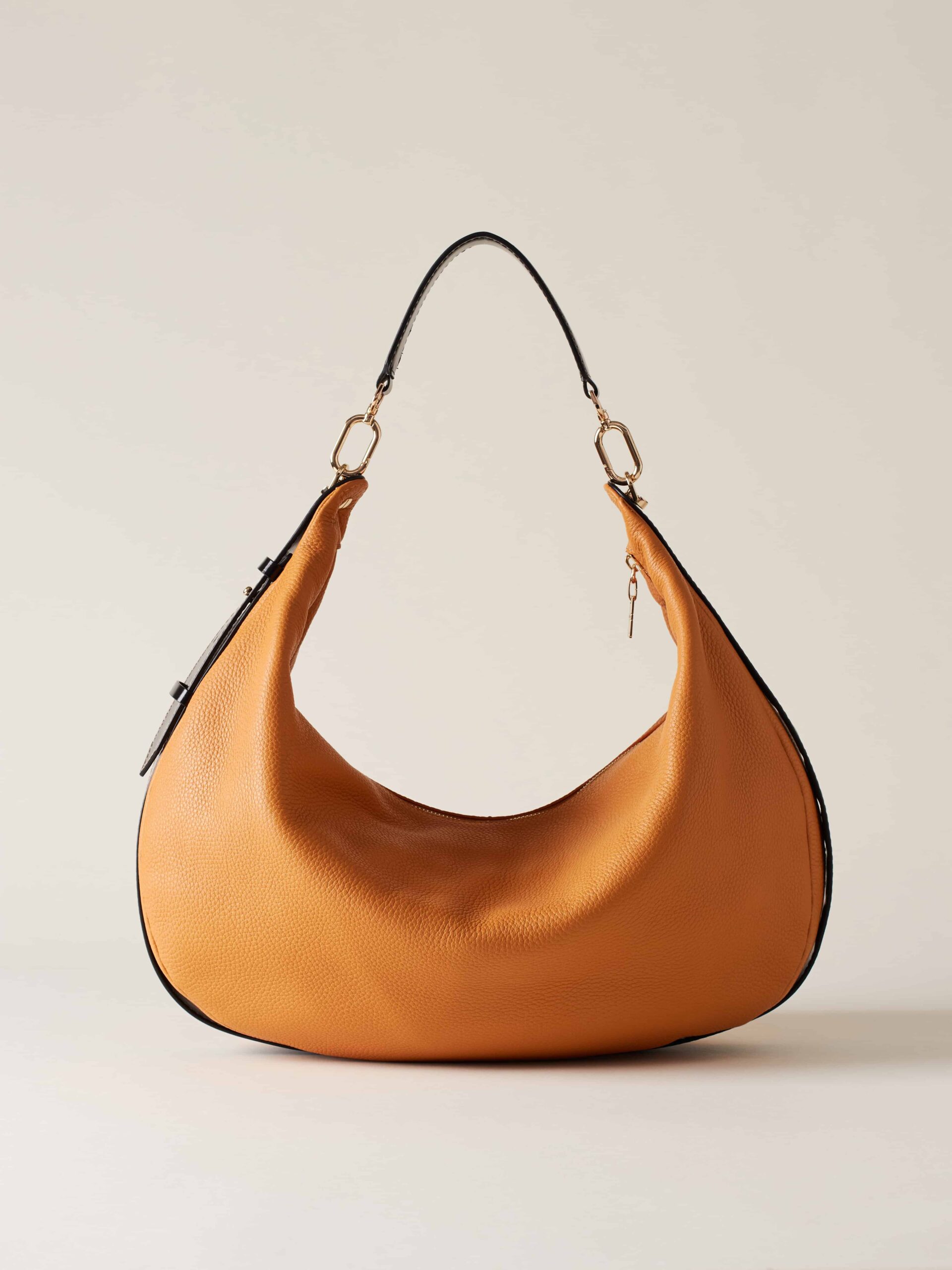 Borbonese HOBO BAG L. Y95 MIELE NERO - immagine 3