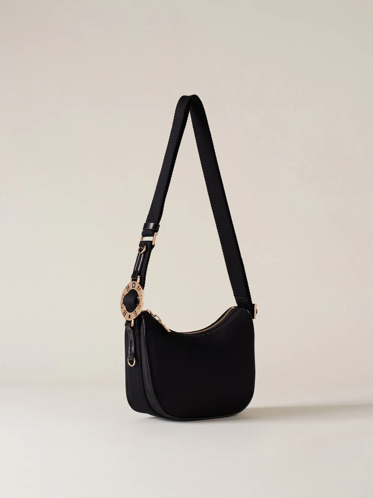Borbonese LUNA BAG PETITE 100 NERO - immagine 2