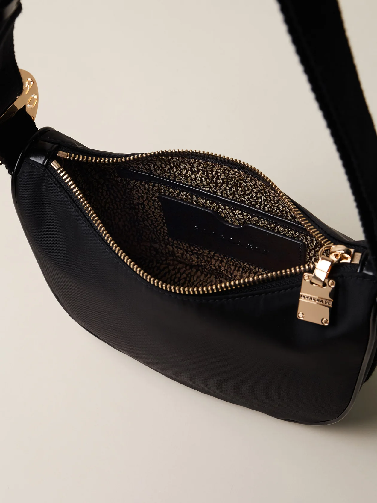 Borbonese LUNA BAG PETITE 100 NERO - immagine 4