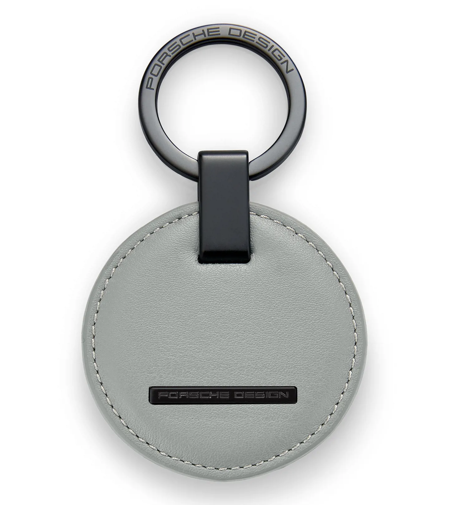 PORSCHE CONTIN Keyring Circle GRAY