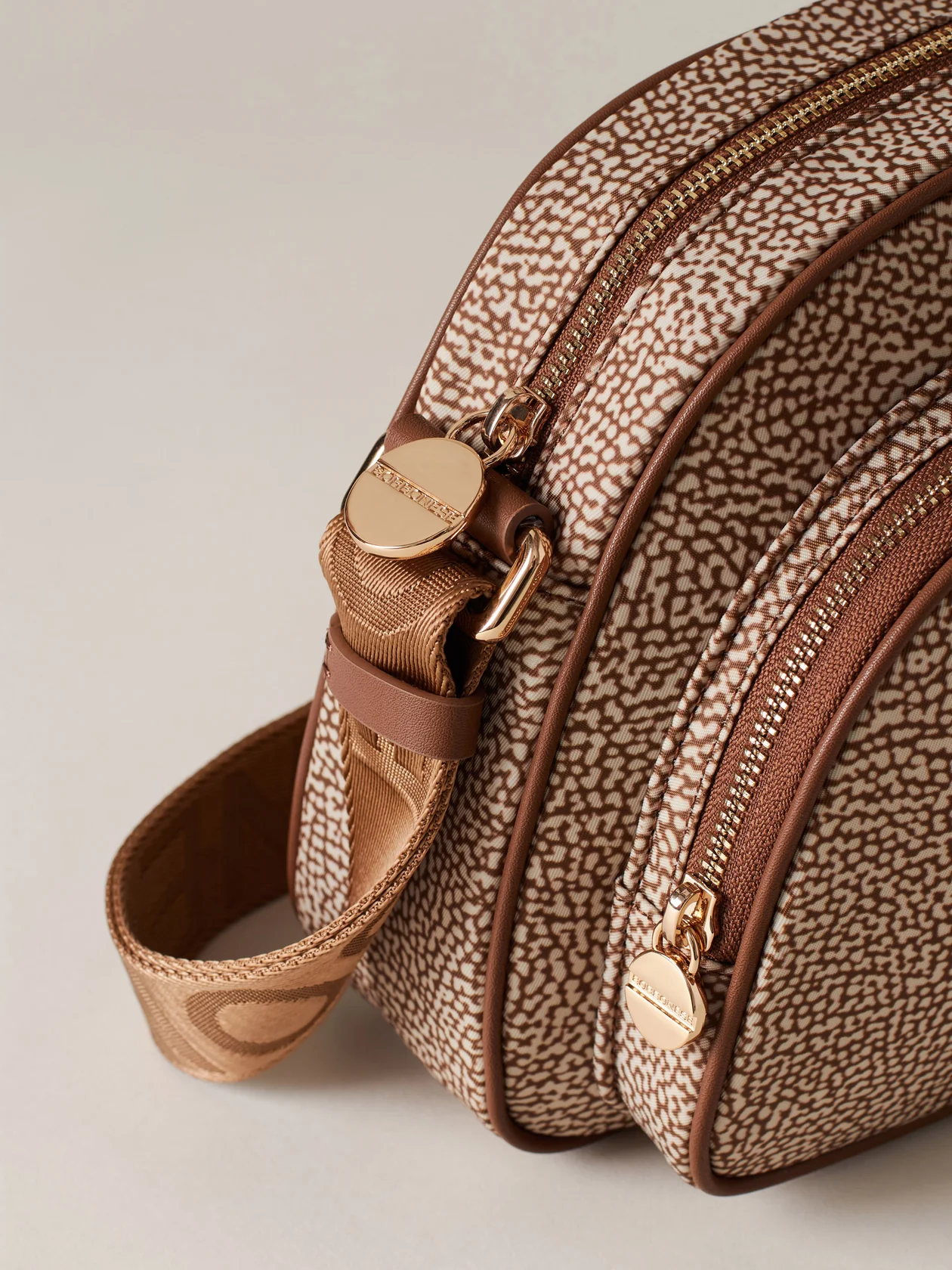 Borbonese LUNA INVERSE 994 BEIGE MARRONE - immagine 5